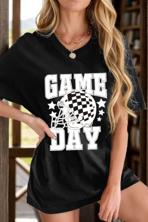 GAME DAY Round Neck Short Sleeve Tee