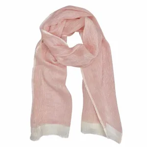 Gauze Linen Two Tone Scarf by SLATE   SALT