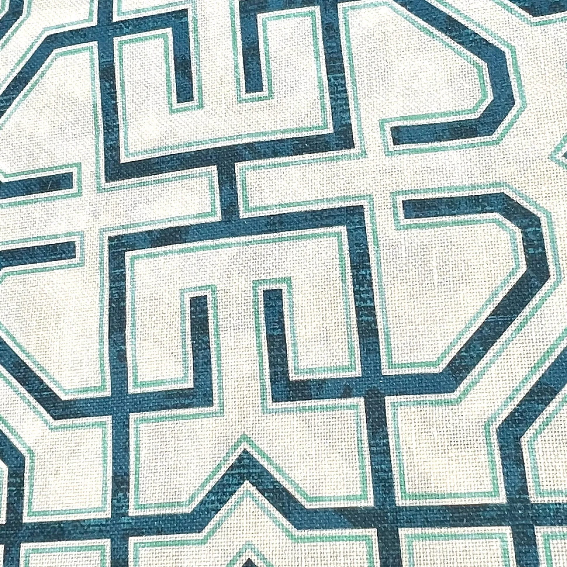 Geometric Linen Blend Fabric By The Yard/CL1067