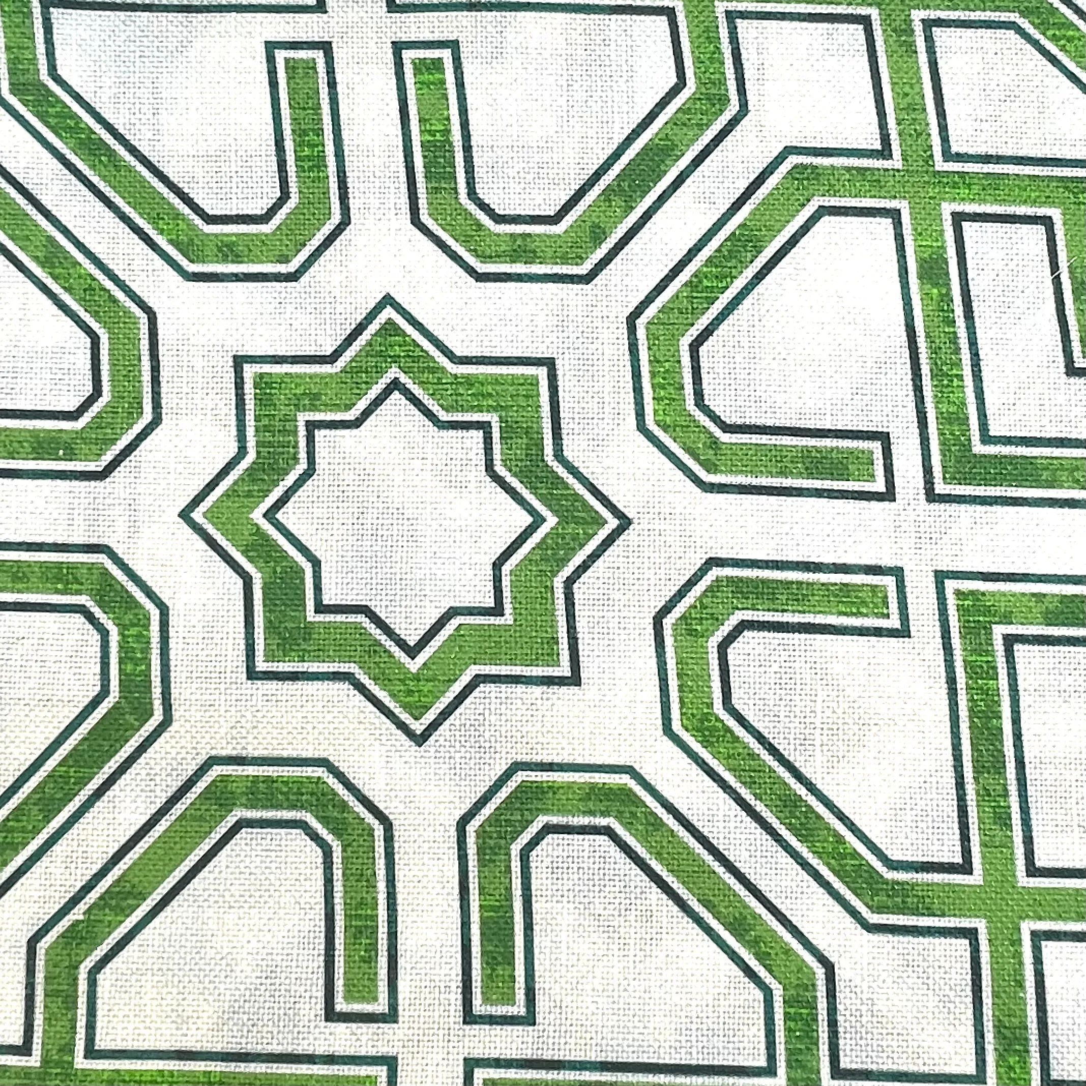 Geometric Linen Blend Fabric By The Yard/CL1067