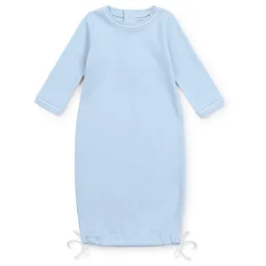 George Pima Cotton Daygown - Light Blue