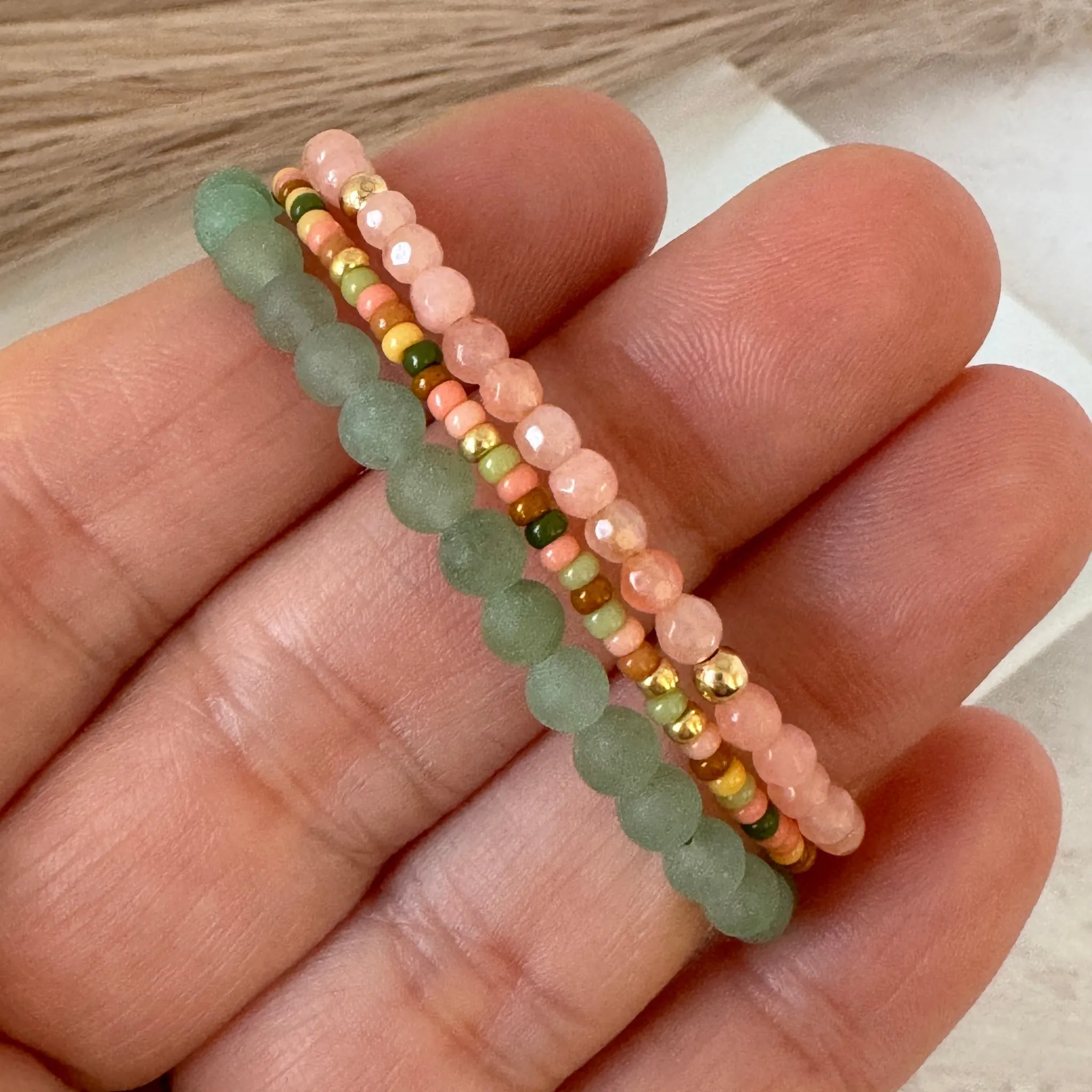 Gingerbread Girls Bracelet Stacking Set - Set of 3 or Each