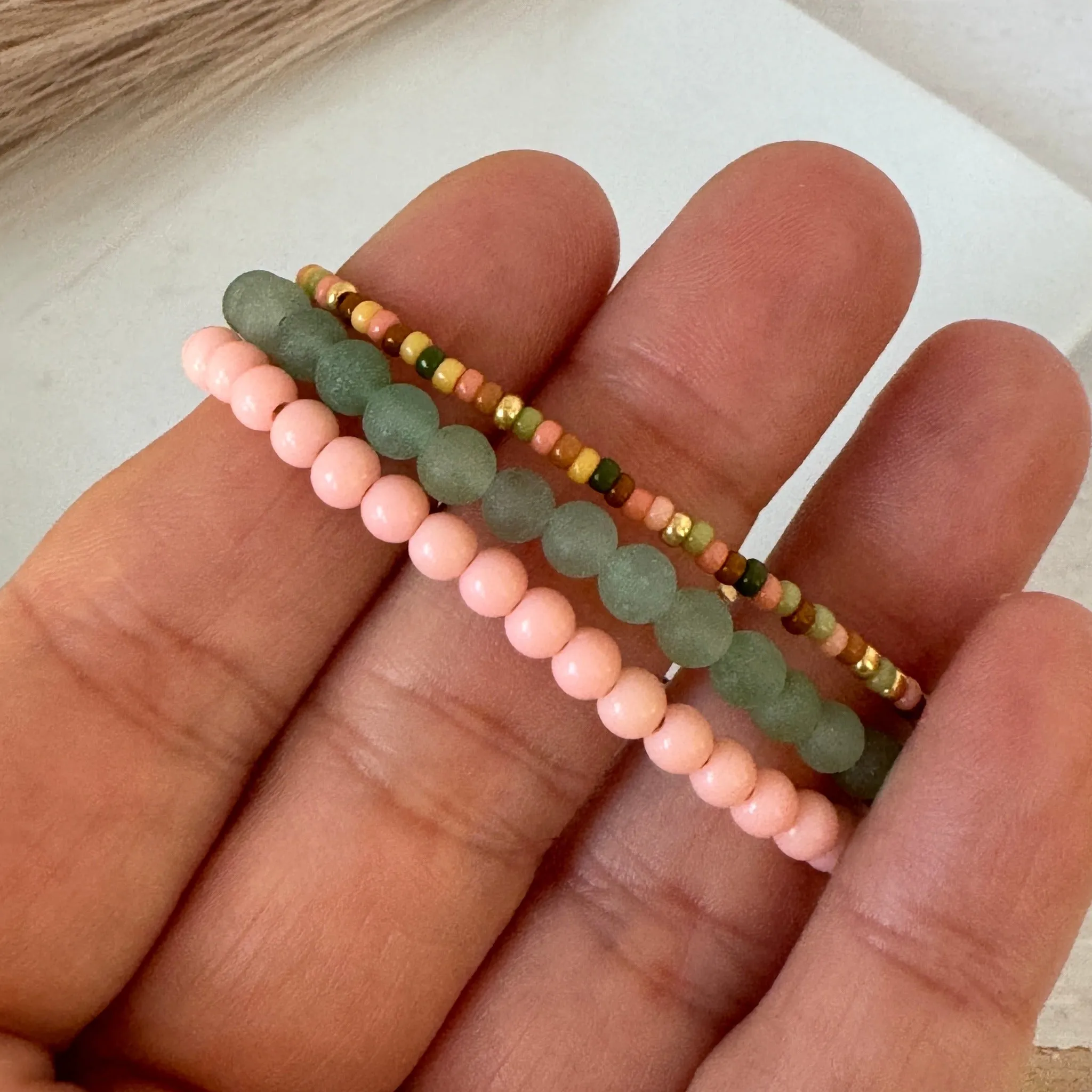 Gingerbread Girls Bracelet Stacking Set - Set of 3 or Each
