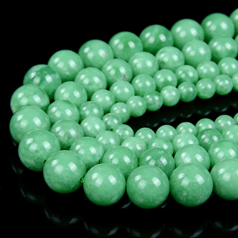 Green Amazonite Gemstone Gold-filled Beaded Bracelet