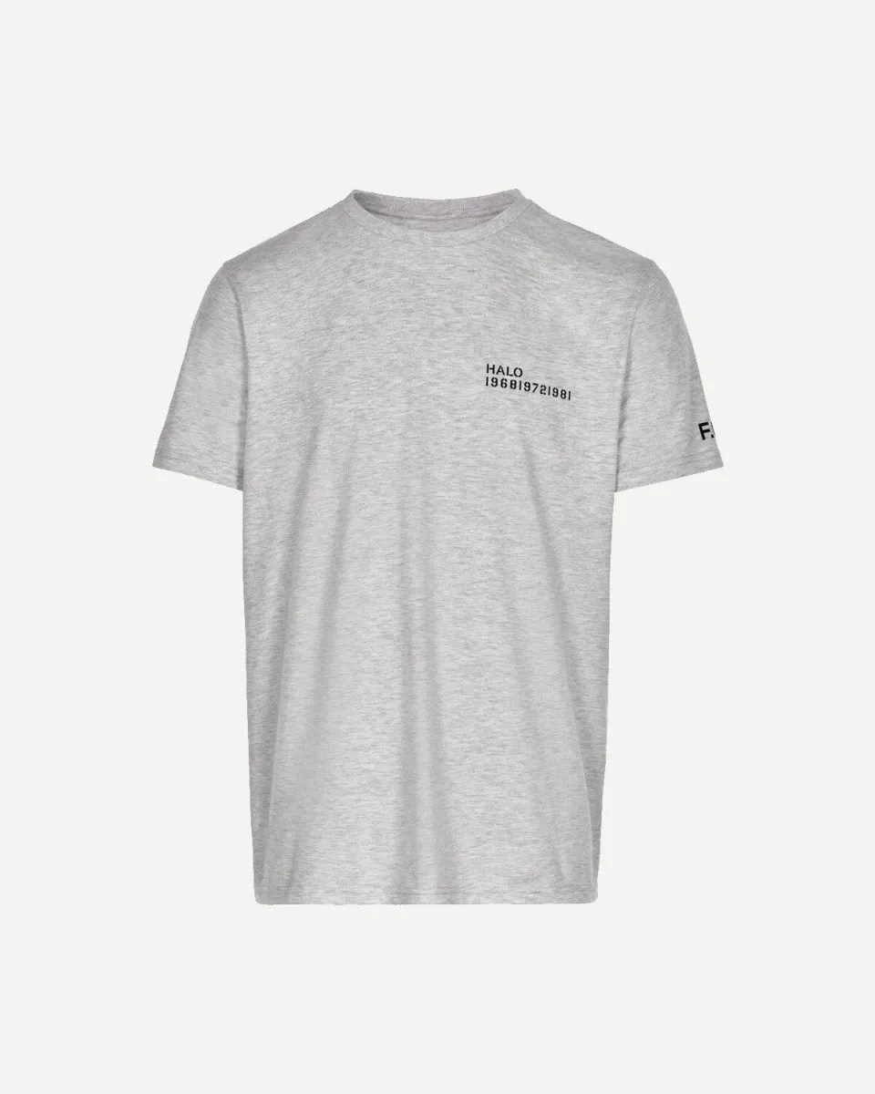 Halo Cotton Tee - Light Grey
