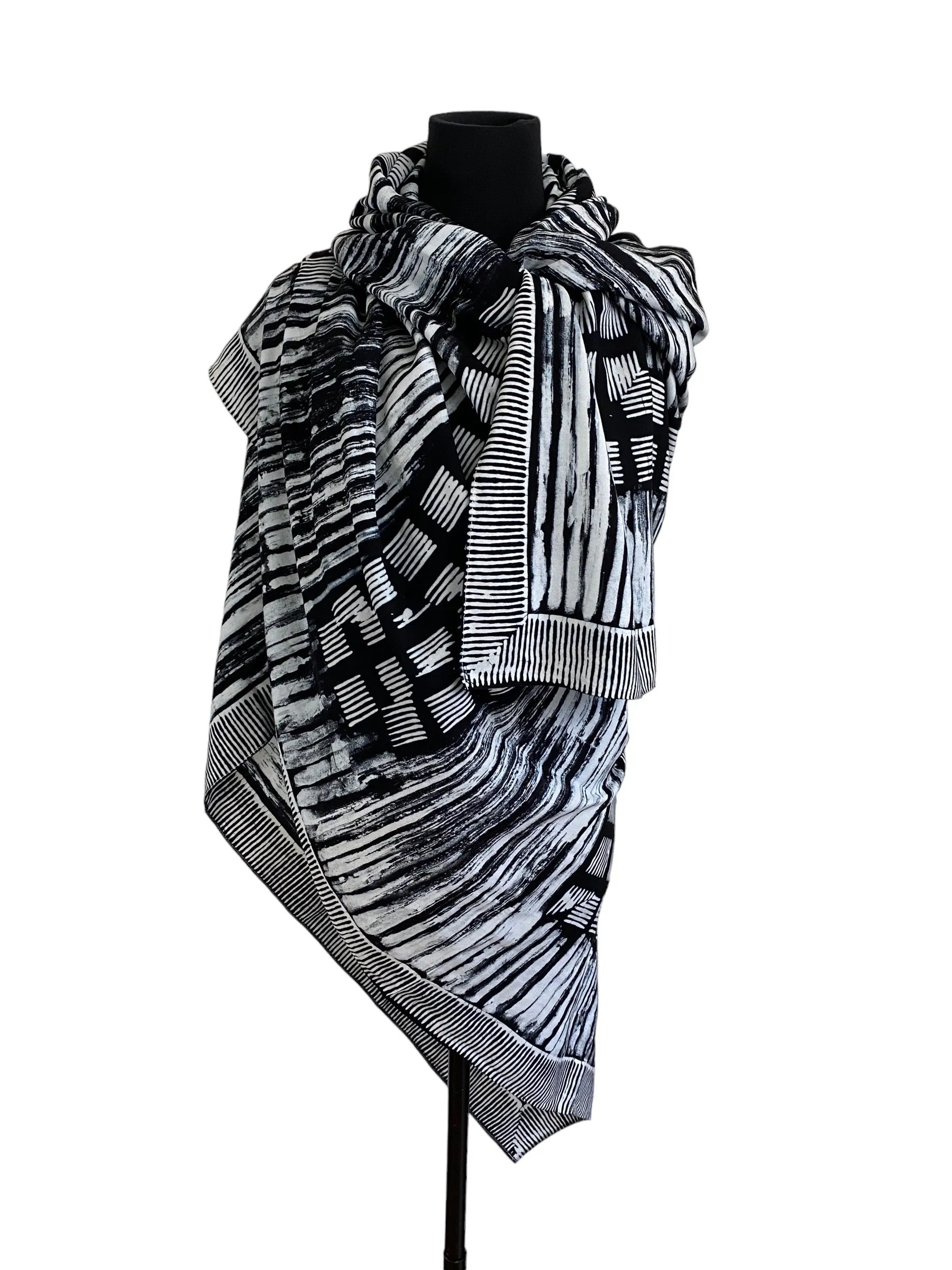 Hand Made Batik Love Scarf