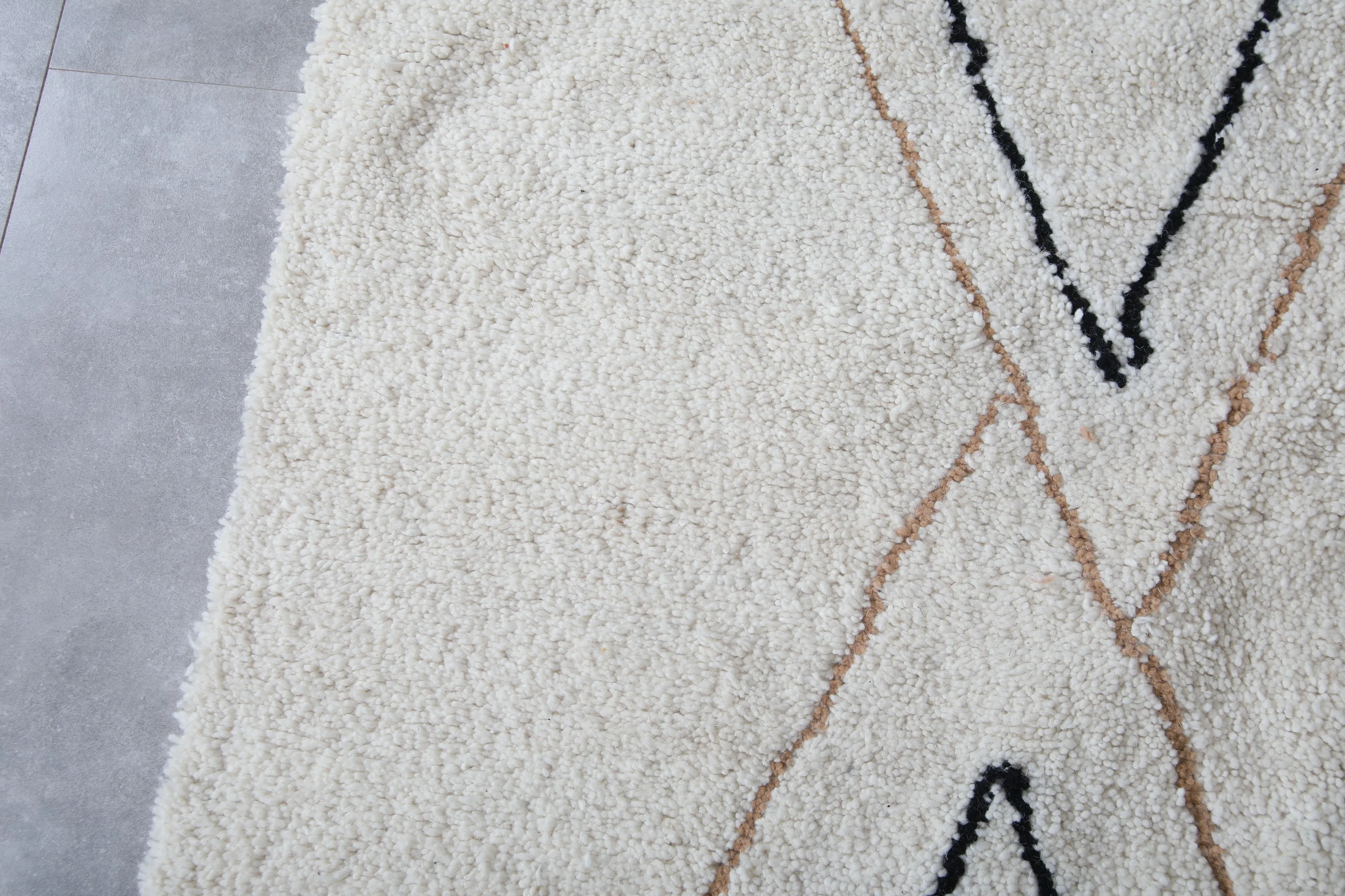 Handmade Beni ourain rug - Berber rug - Hand Knotted rug