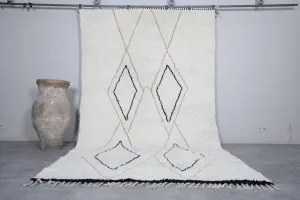Handmade Beni ourain rug - Berber rug - Hand Knotted rug