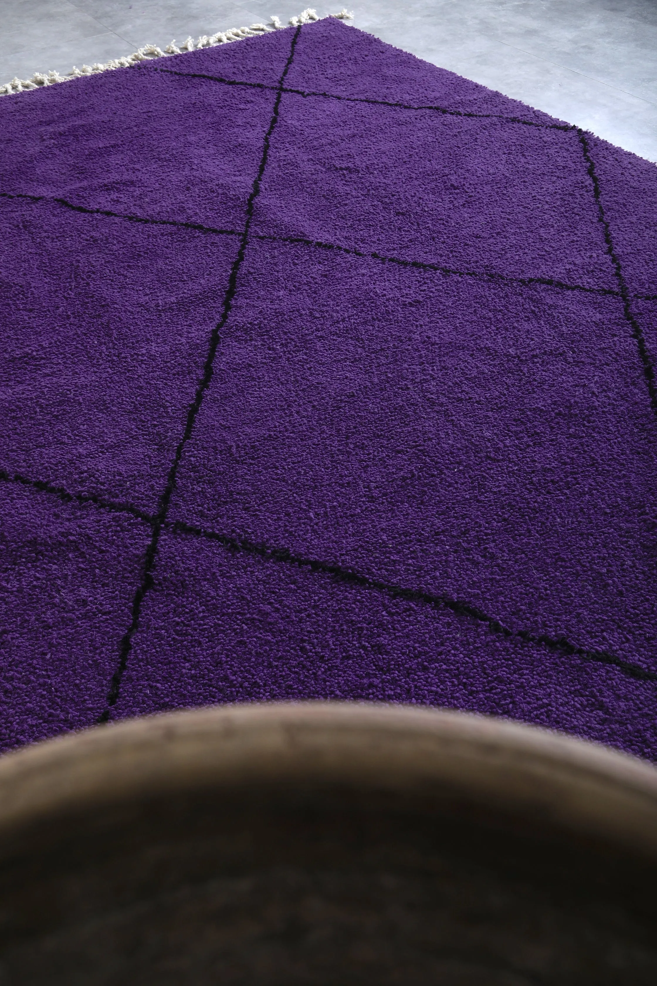 Handmade Beniourain rug - Berber rug - Wool rug
