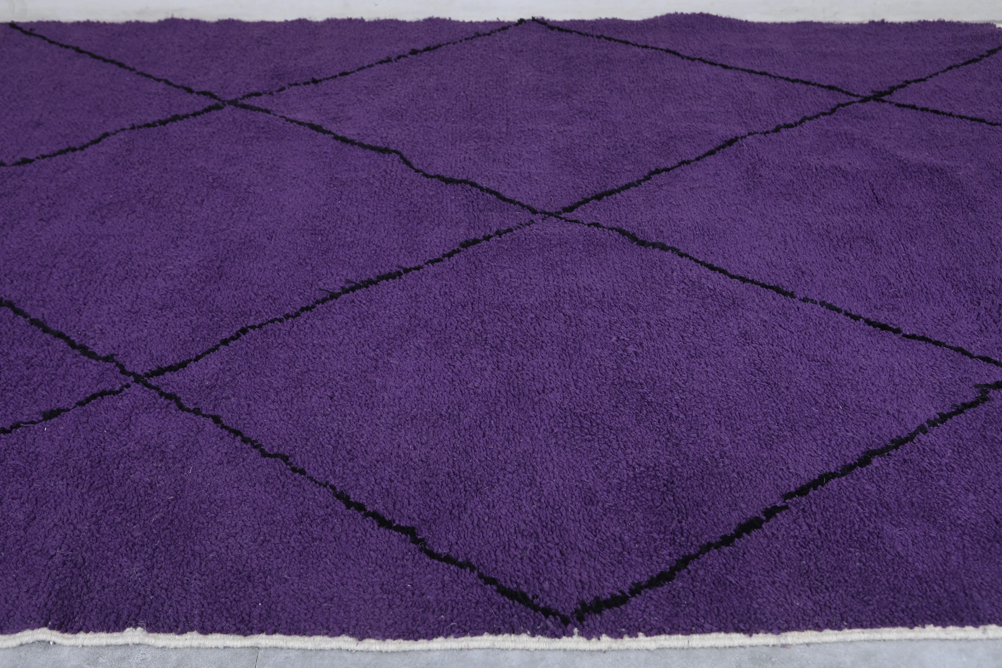 Handmade Beniourain rug - Berber rug - Wool rug