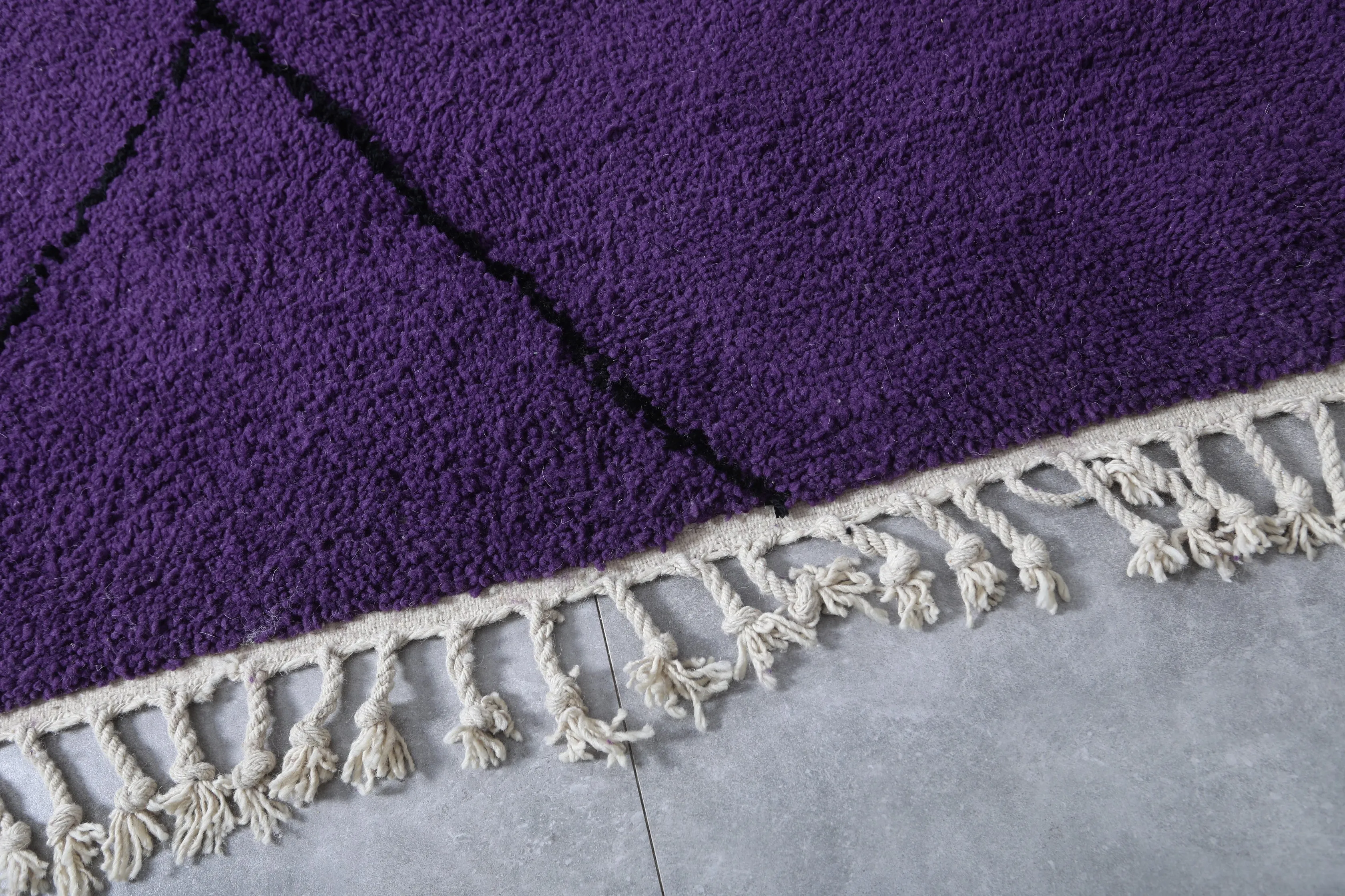 Handmade Beniourain rug - Berber rug - Wool rug