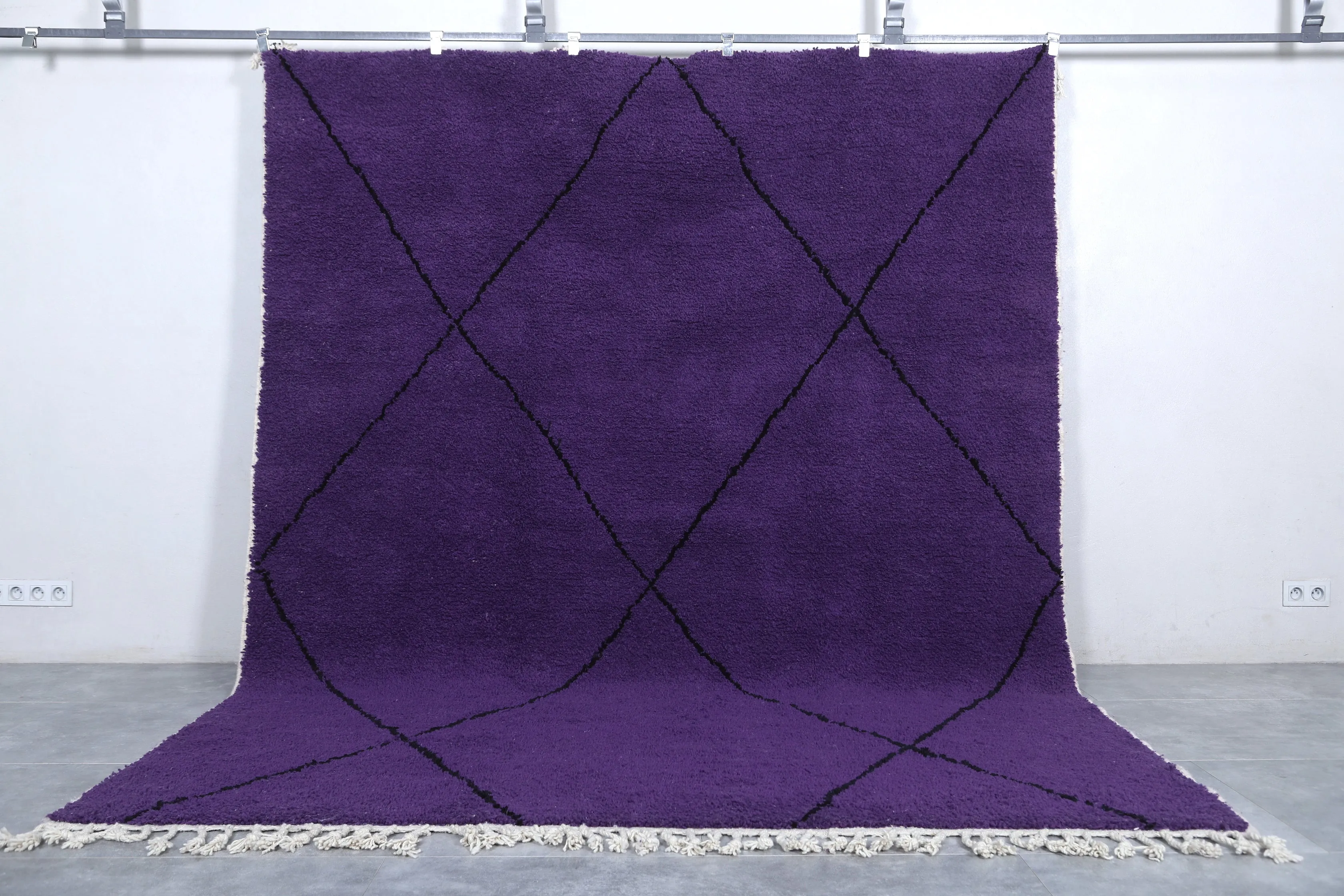 Handmade Beniourain rug - Berber rug - Wool rug
