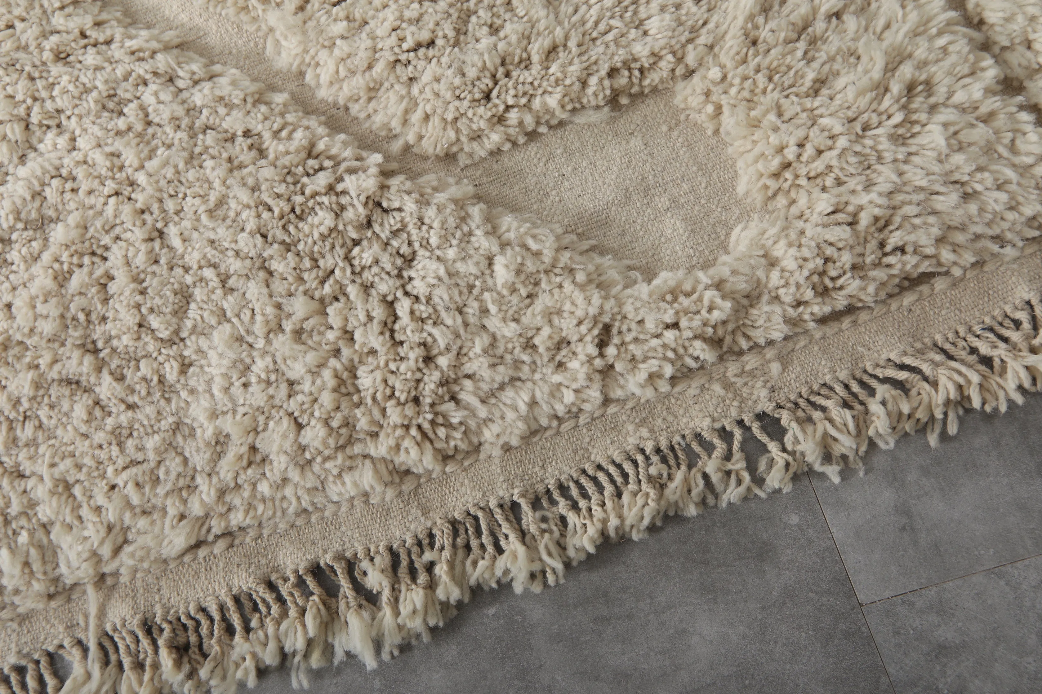 Handmade Wool Rug  - Custom rug - Moroccan rug