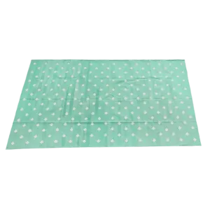 Handwoven Reversible Diamond Cotton Rug - Light Green
