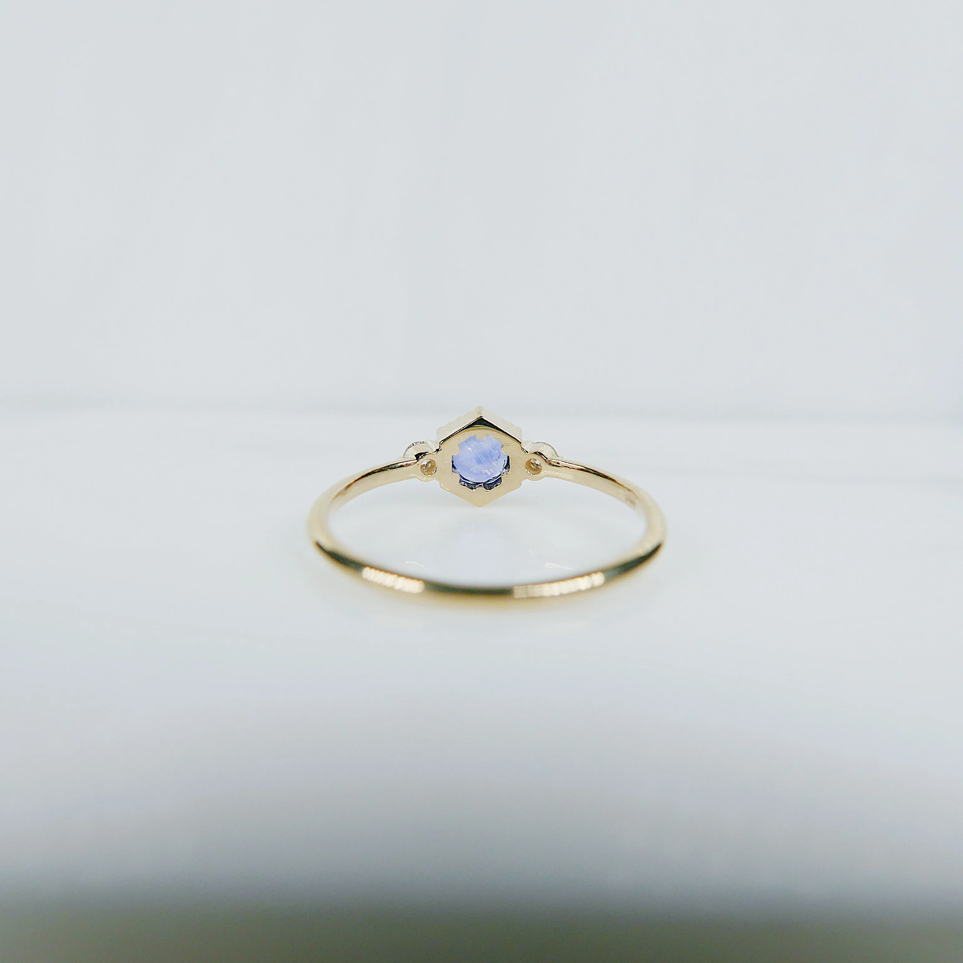 Harlow Blue Sapphire and Diamond ring