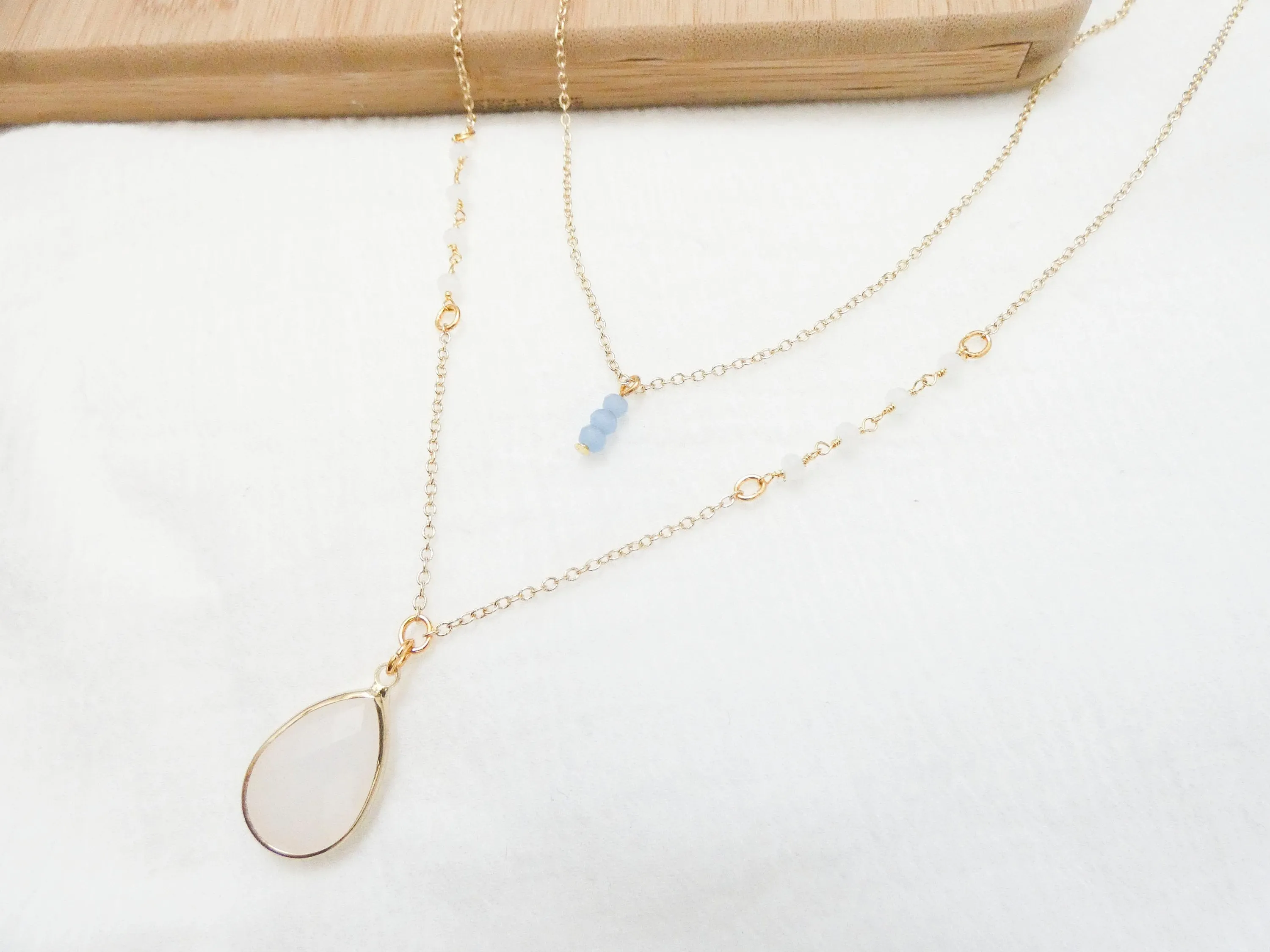 Helena Dainty Beaded Necklace