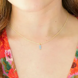 Helena Dainty Beaded Necklace