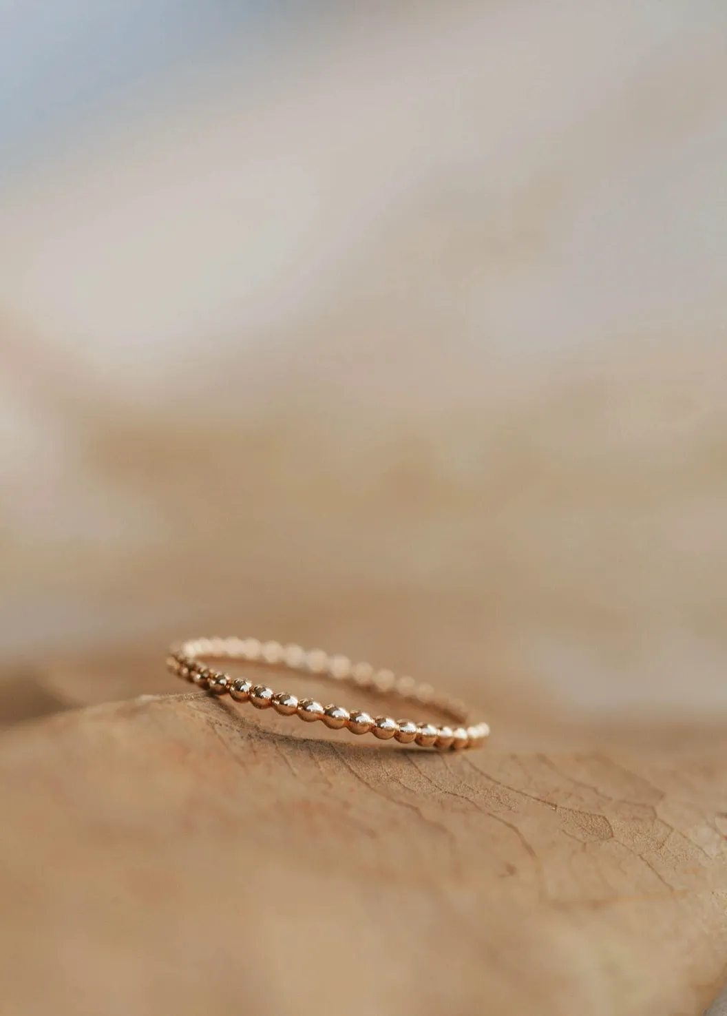 hello adorn beaded ring | 14kt gold fill   sterling silver
