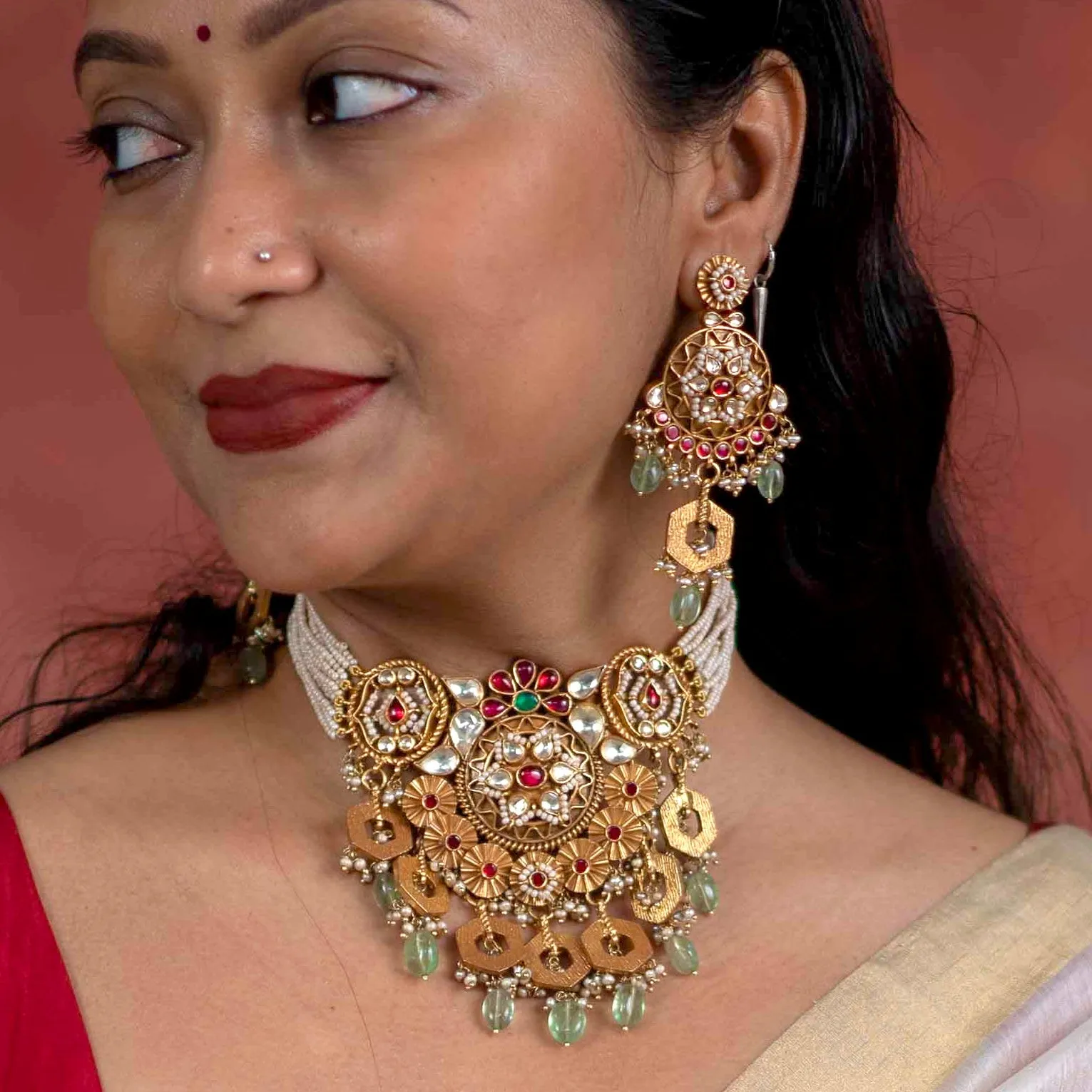 Heritage Gold Dipped Silver Set