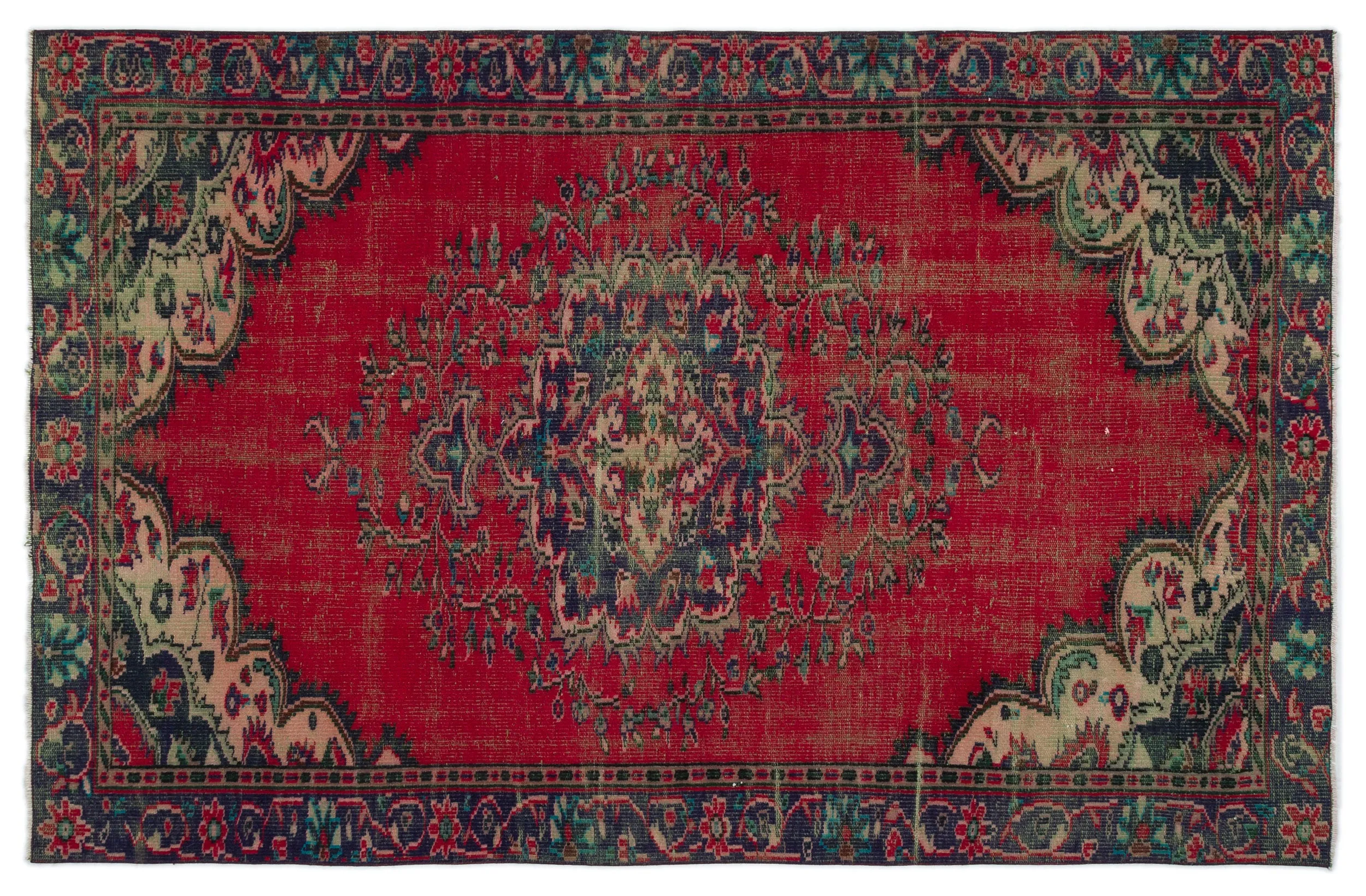 Heritage Over Dyed Vintage Rug 5'6'' x 8'2'' ft 168 x 250 cm