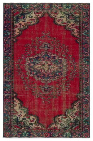 Heritage Over Dyed Vintage Rug 5'6'' x 8'2'' ft 168 x 250 cm