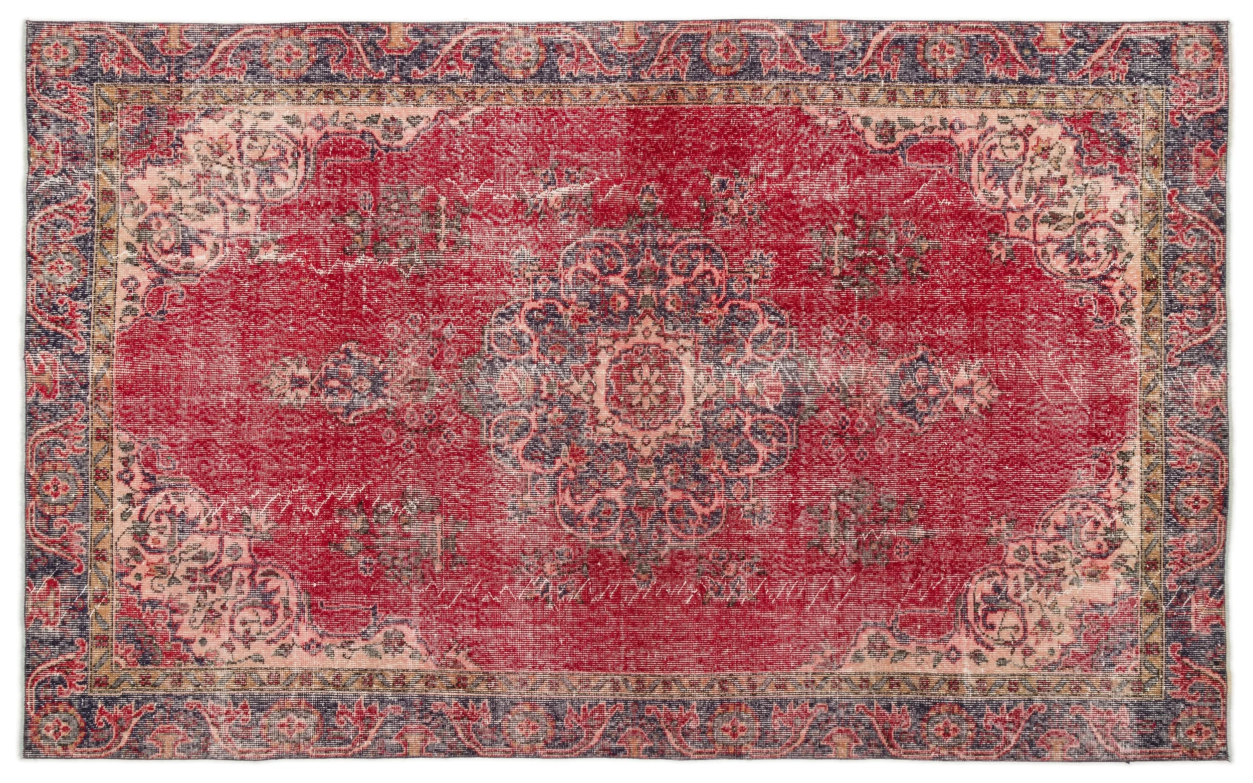 Heritage Over Dyed Vintage Rug 5'8'' x 9'5'' ft 173 x 286 cm