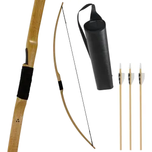 Heritage Youth Longbow plus Quiver and Arrows