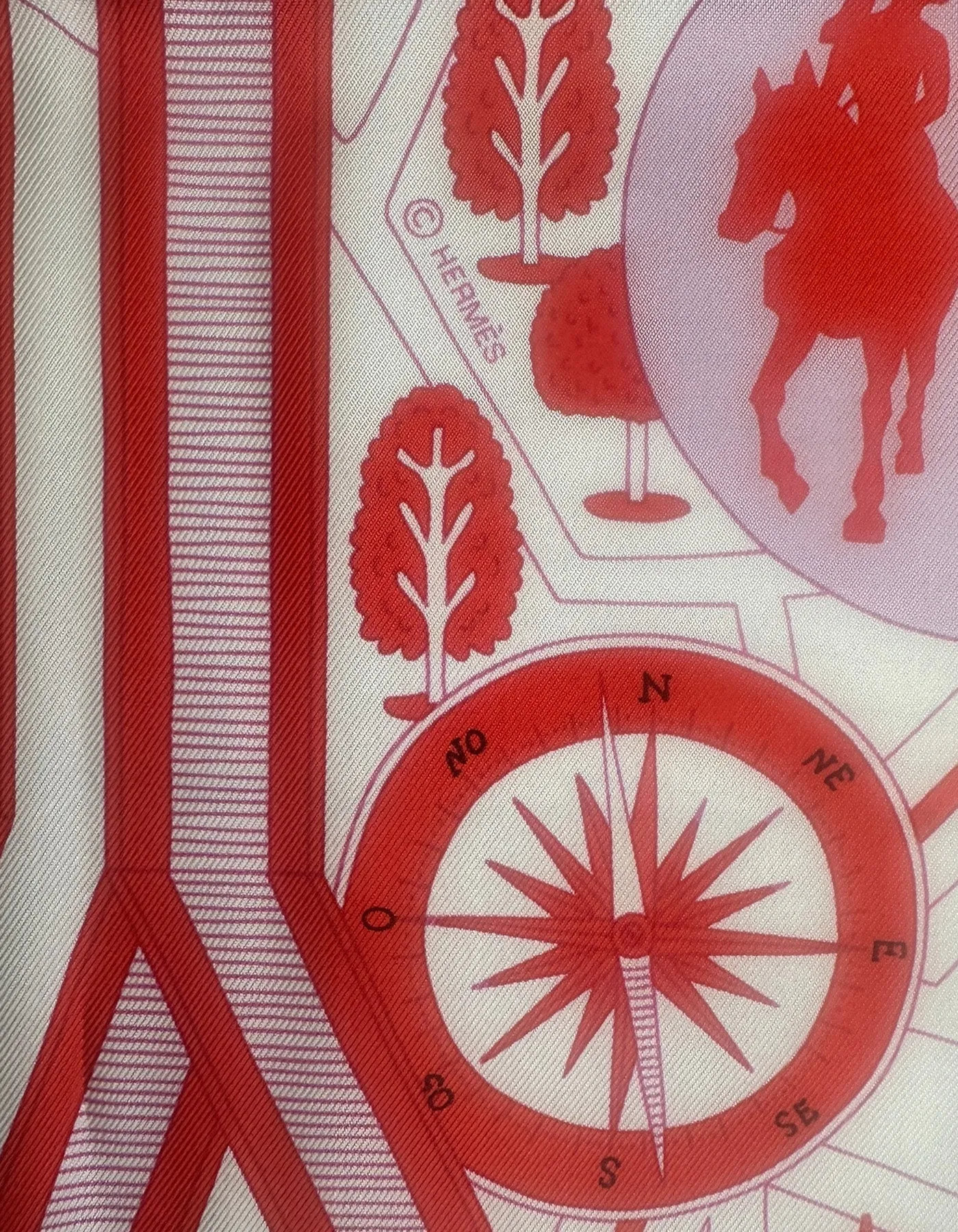 Hermes NEW Les Nouveaux Amoureux de Paris 90cm Silk Scarf