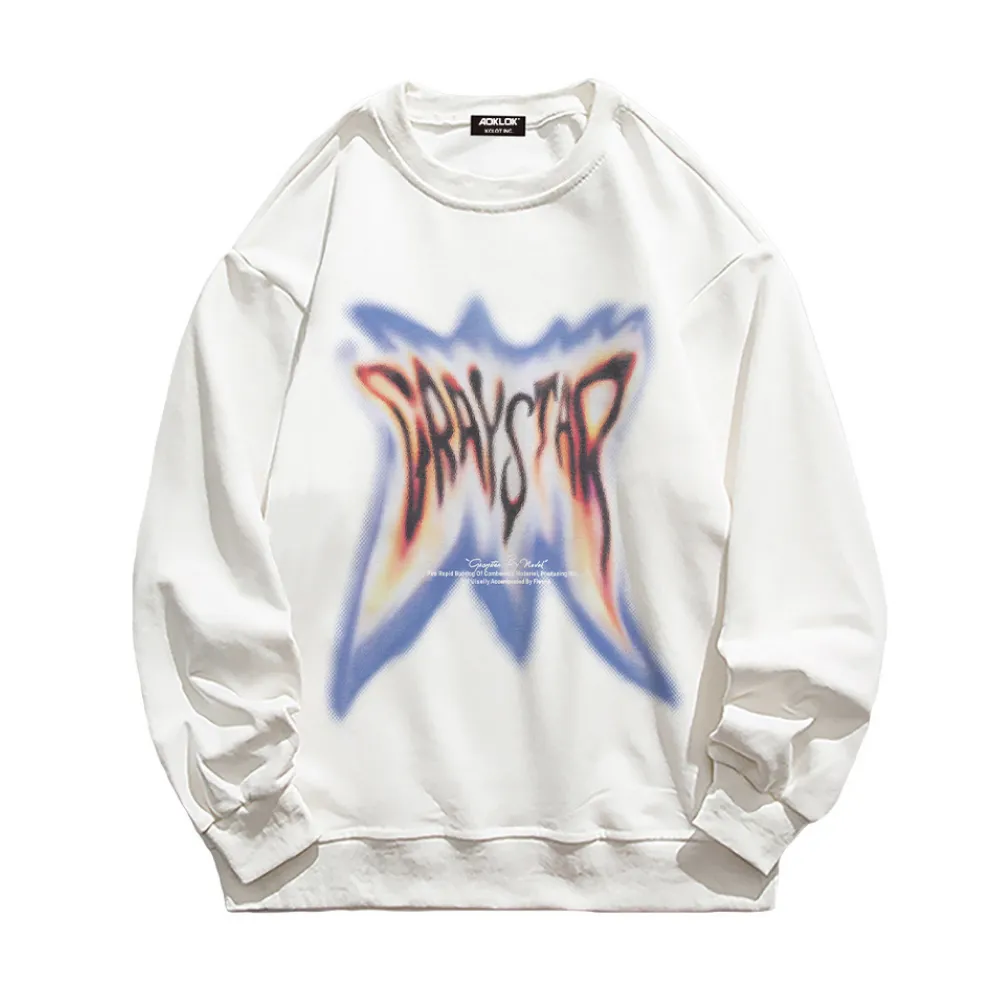 High Street Letter Butterfly Graphic Sweatshirt