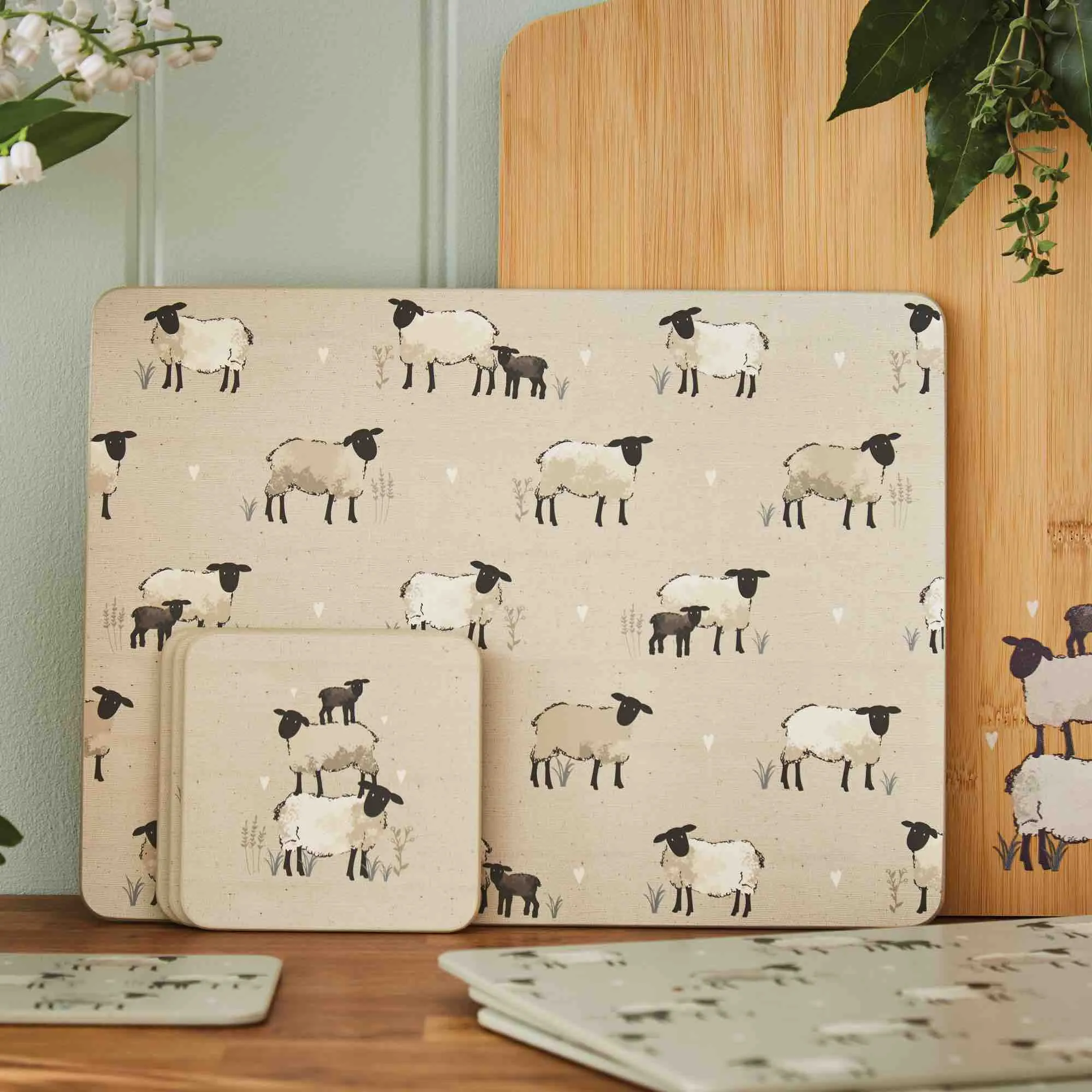Highland Sheep Pack of 4 Placemats
