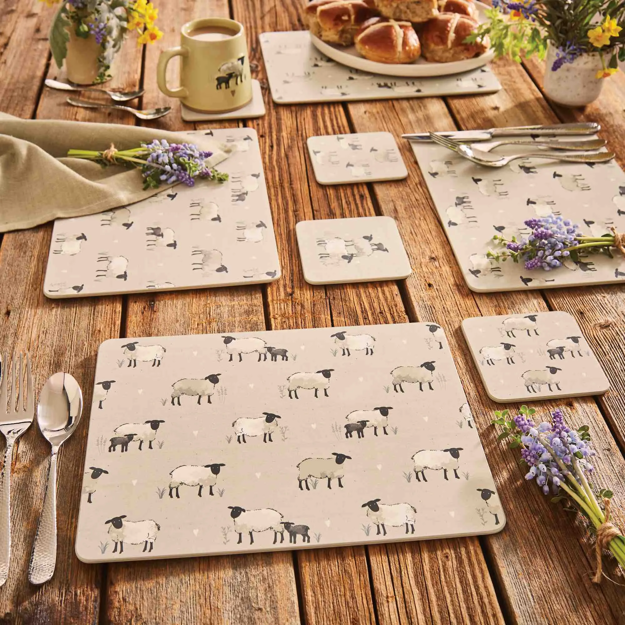 Highland Sheep Pack of 4 Placemats