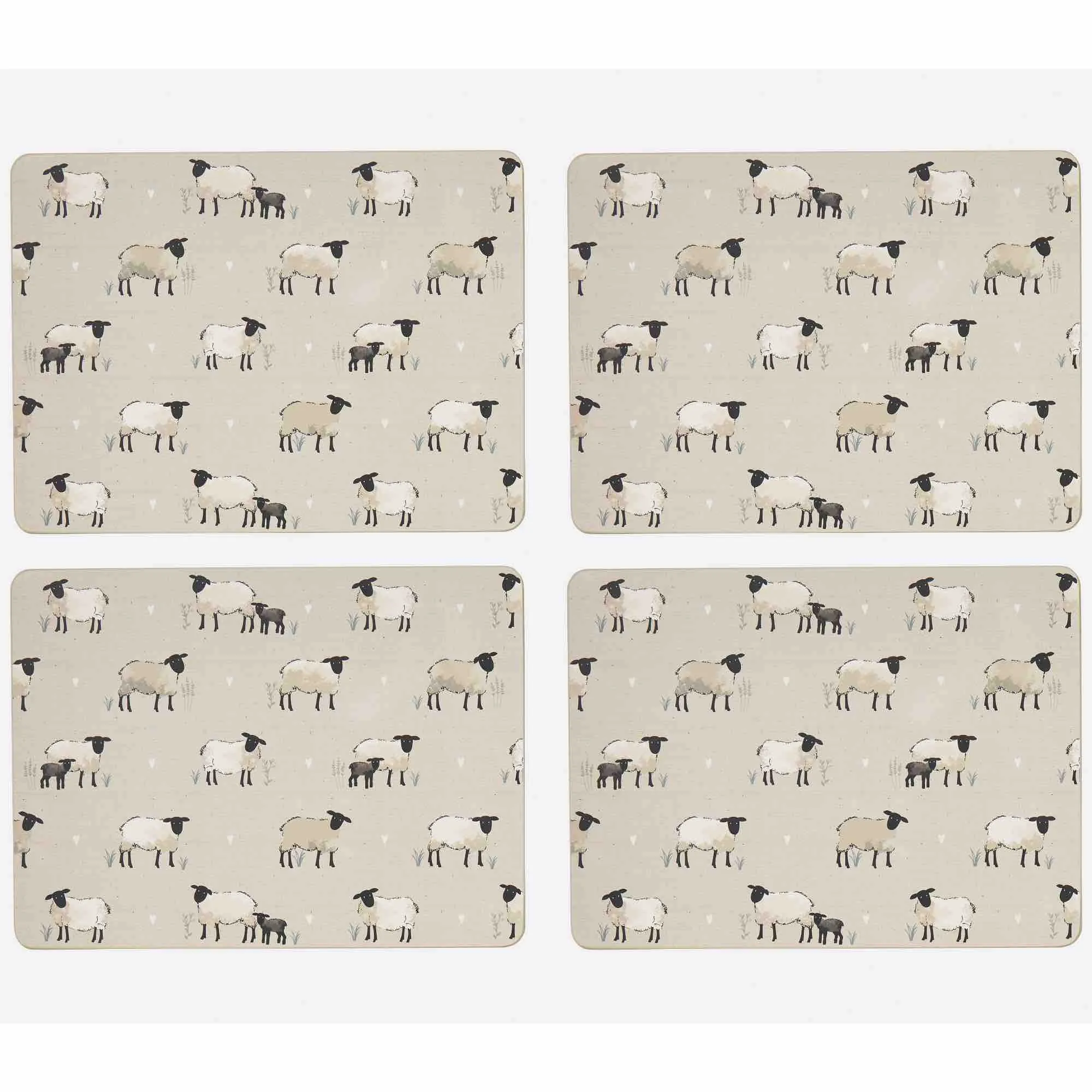Highland Sheep Pack of 4 Placemats