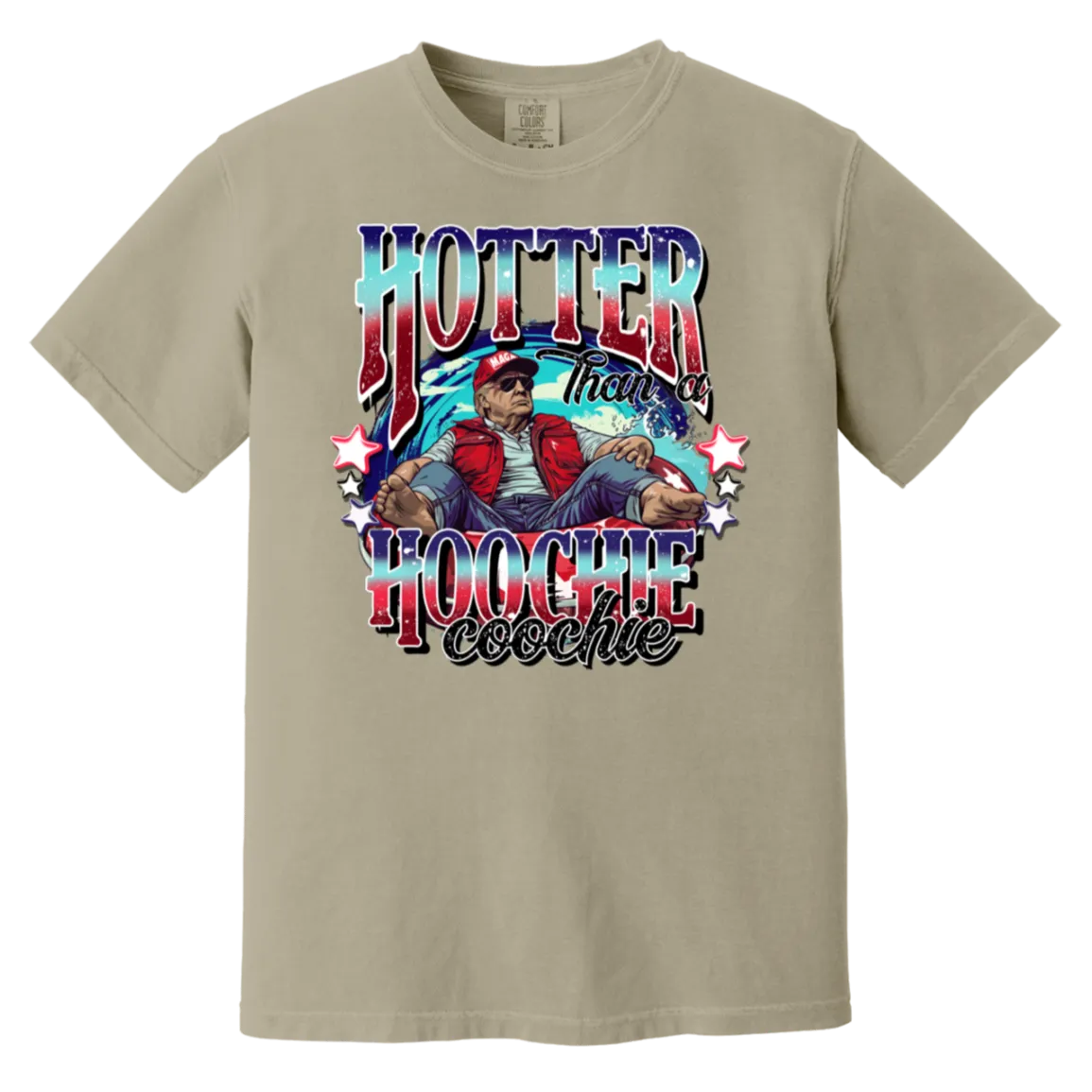 Hotter than a Hoochie Coochie Trump Comfort Colors TeeHotter Than a Hoochie Coochie Trump Comfort Colors Tee – Alan Jackson Inspired Graphic T-Shirt