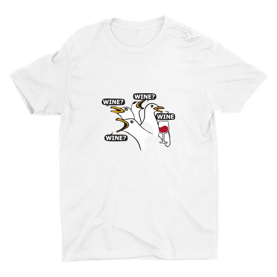 How Does Seagull Sounds Like? Cotton Tee