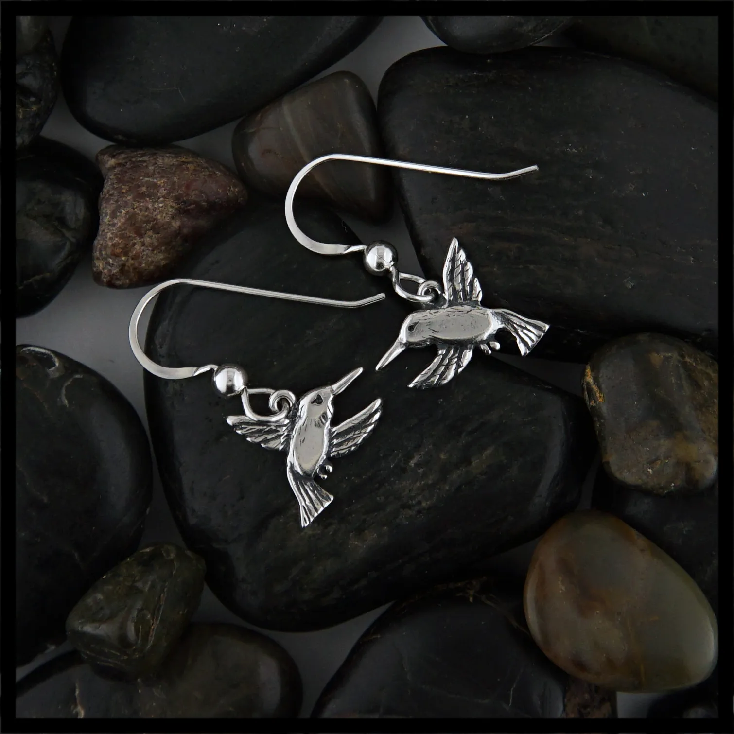 Hummingbird Drop Earrings