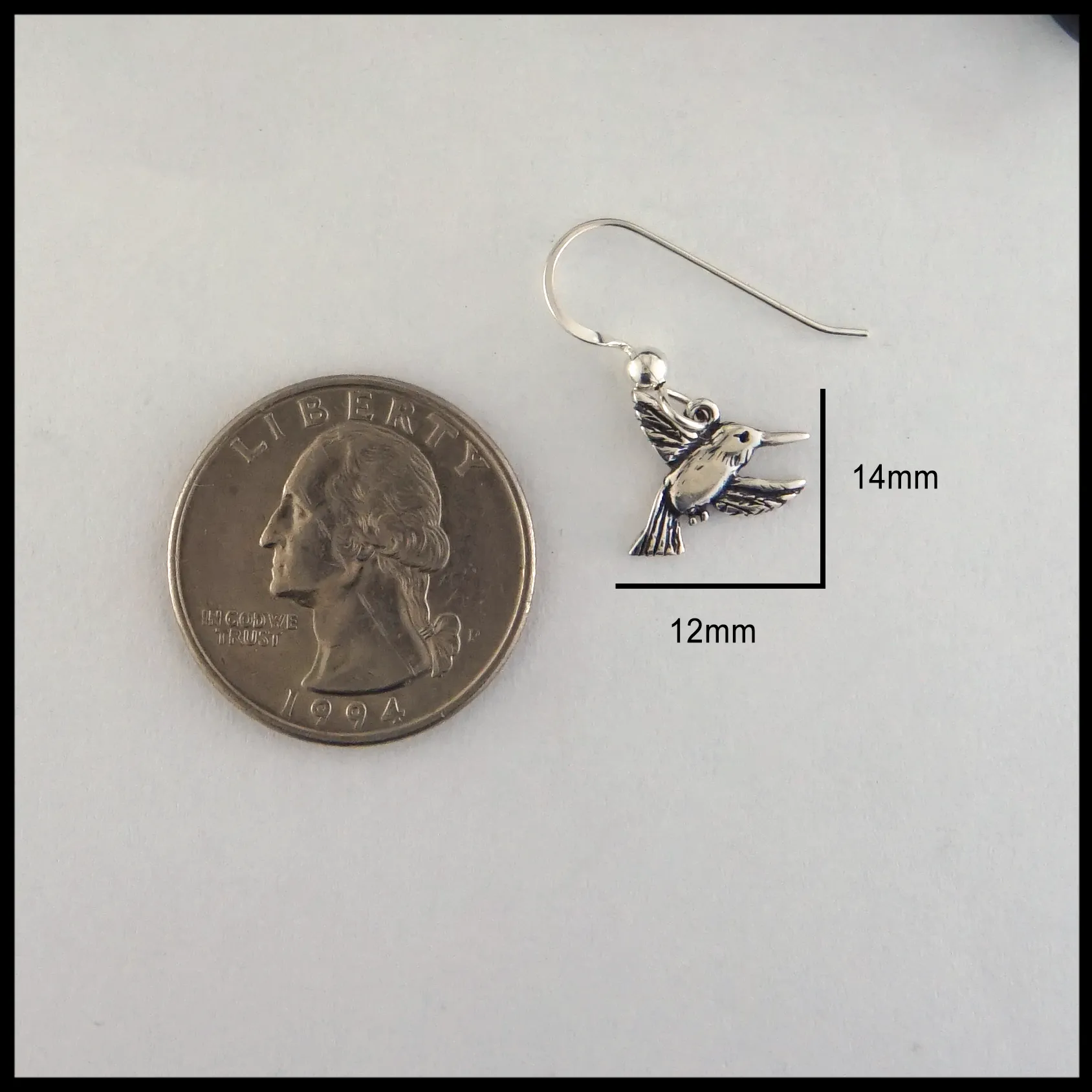 Hummingbird Drop Earrings