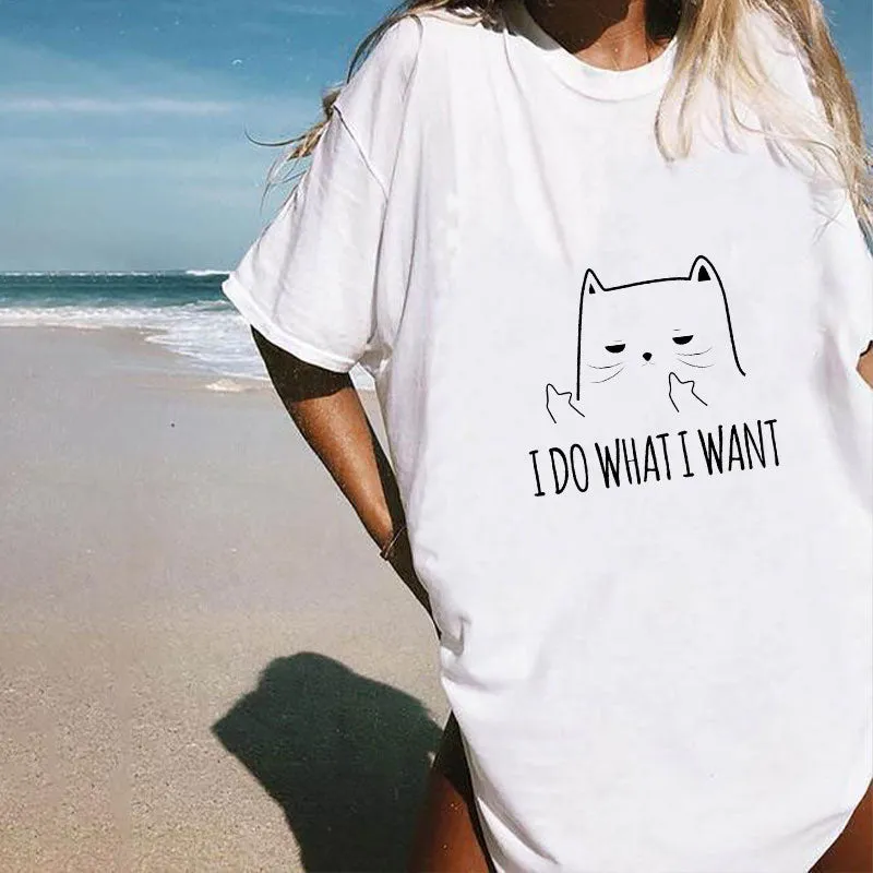 I Do Want I Want Cotton Tee