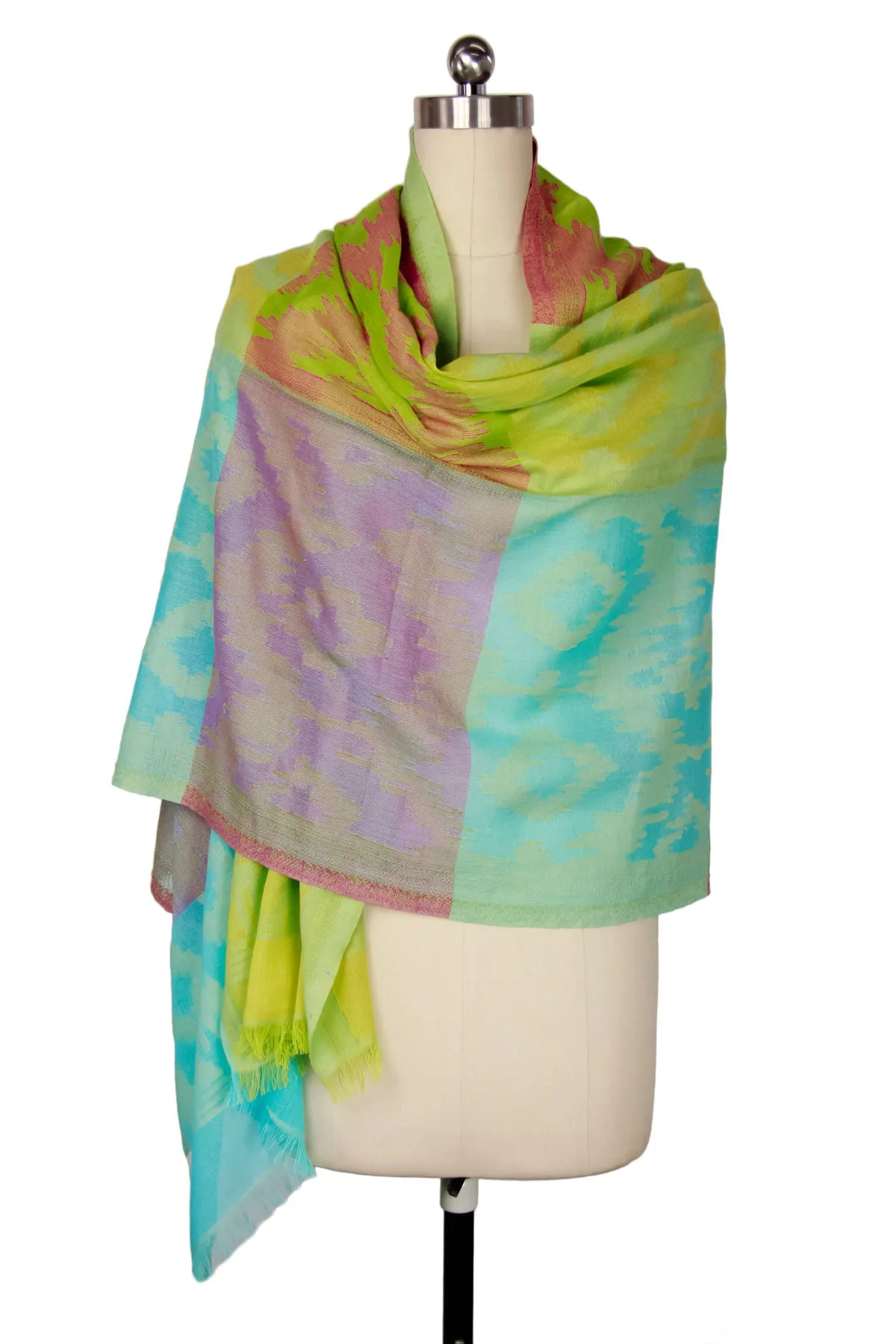 Ikat Multi Block Scarf
