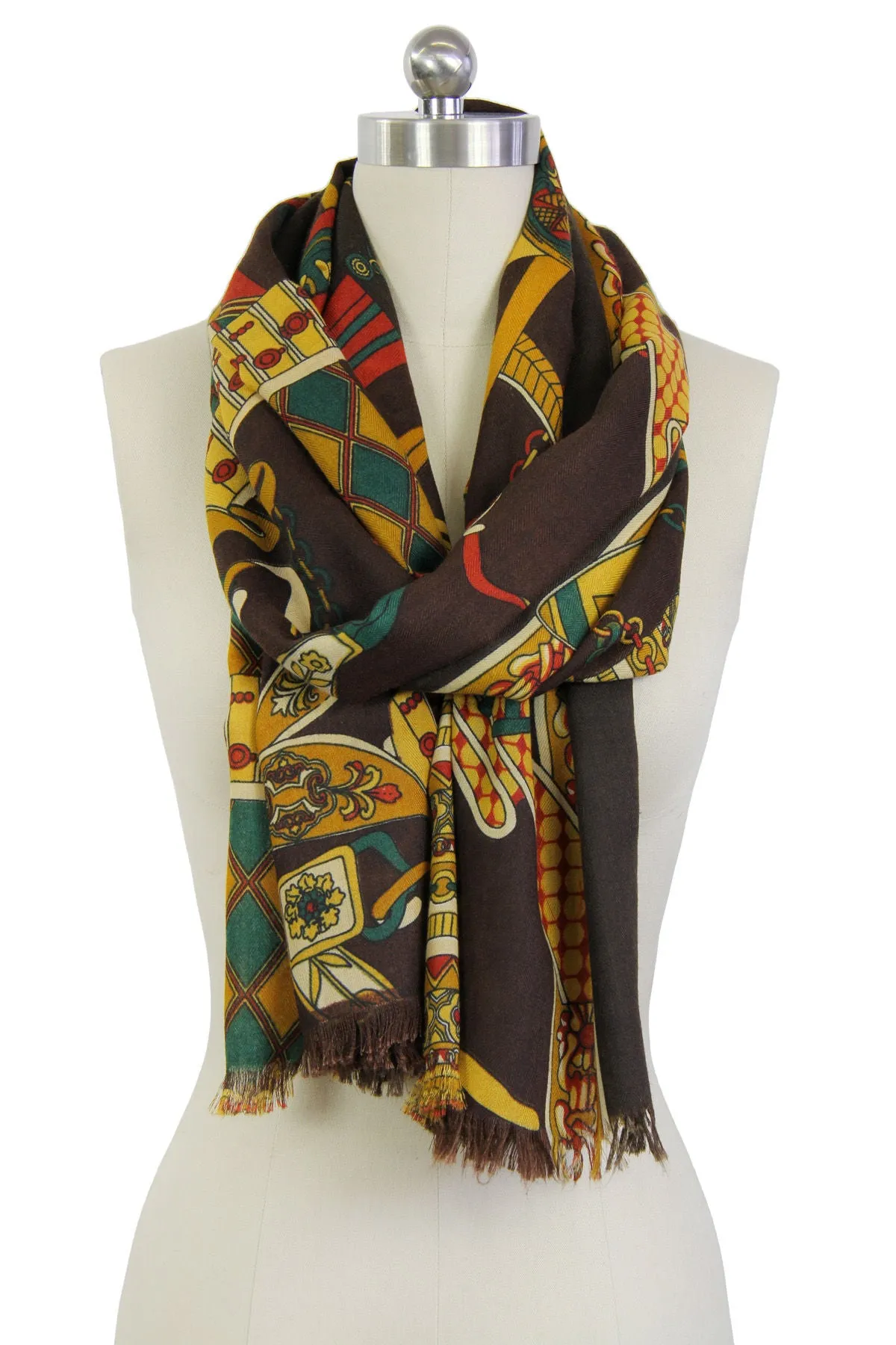 In the Wild Mixed Print Scarf