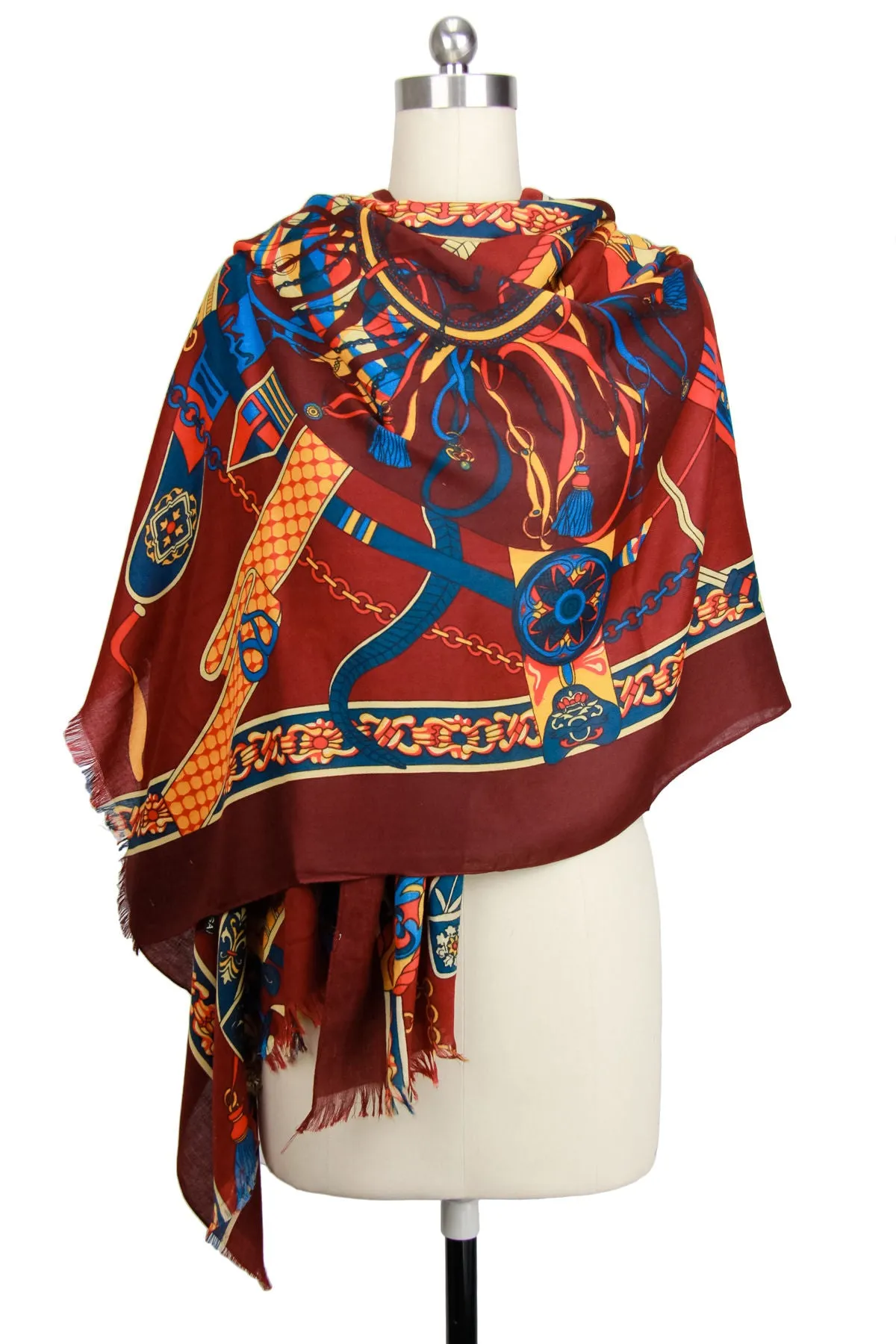 In the Wild Mixed Print Scarf