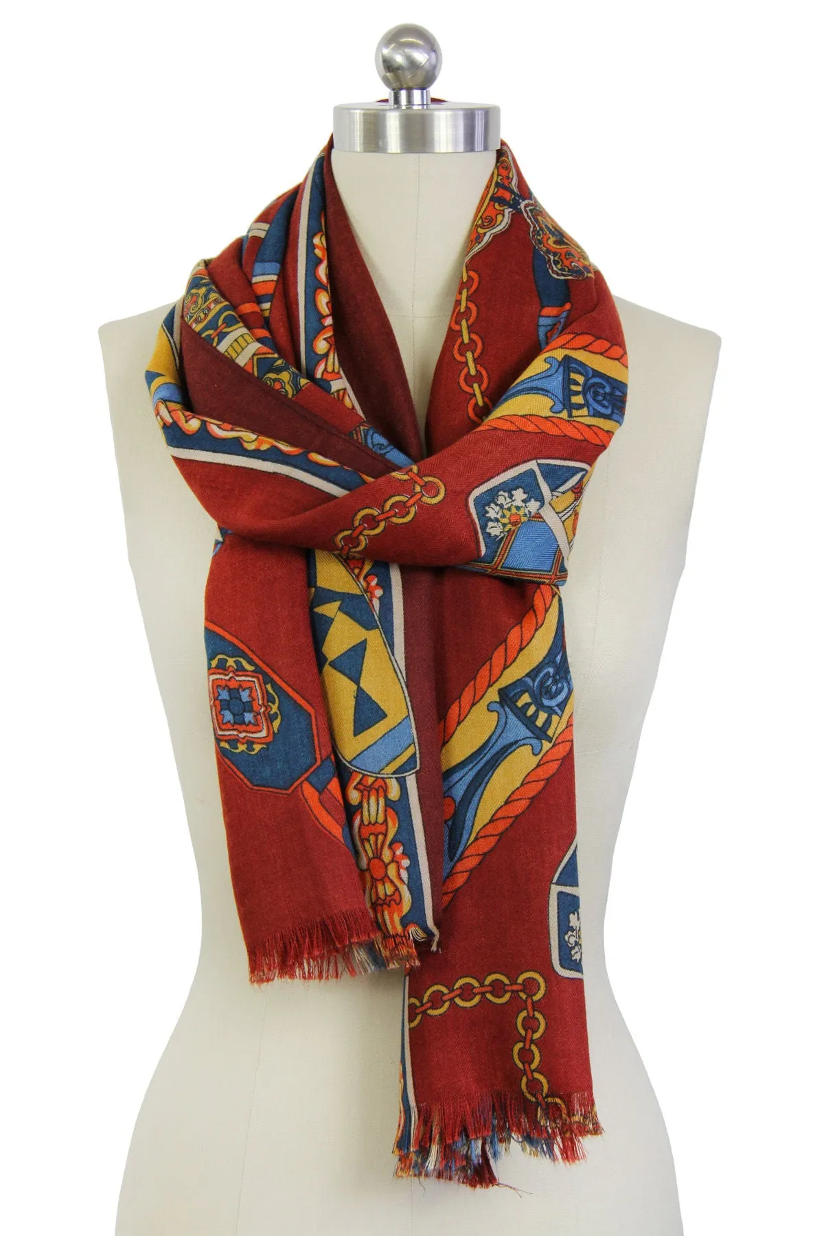 In the Wild Mixed Print Scarf