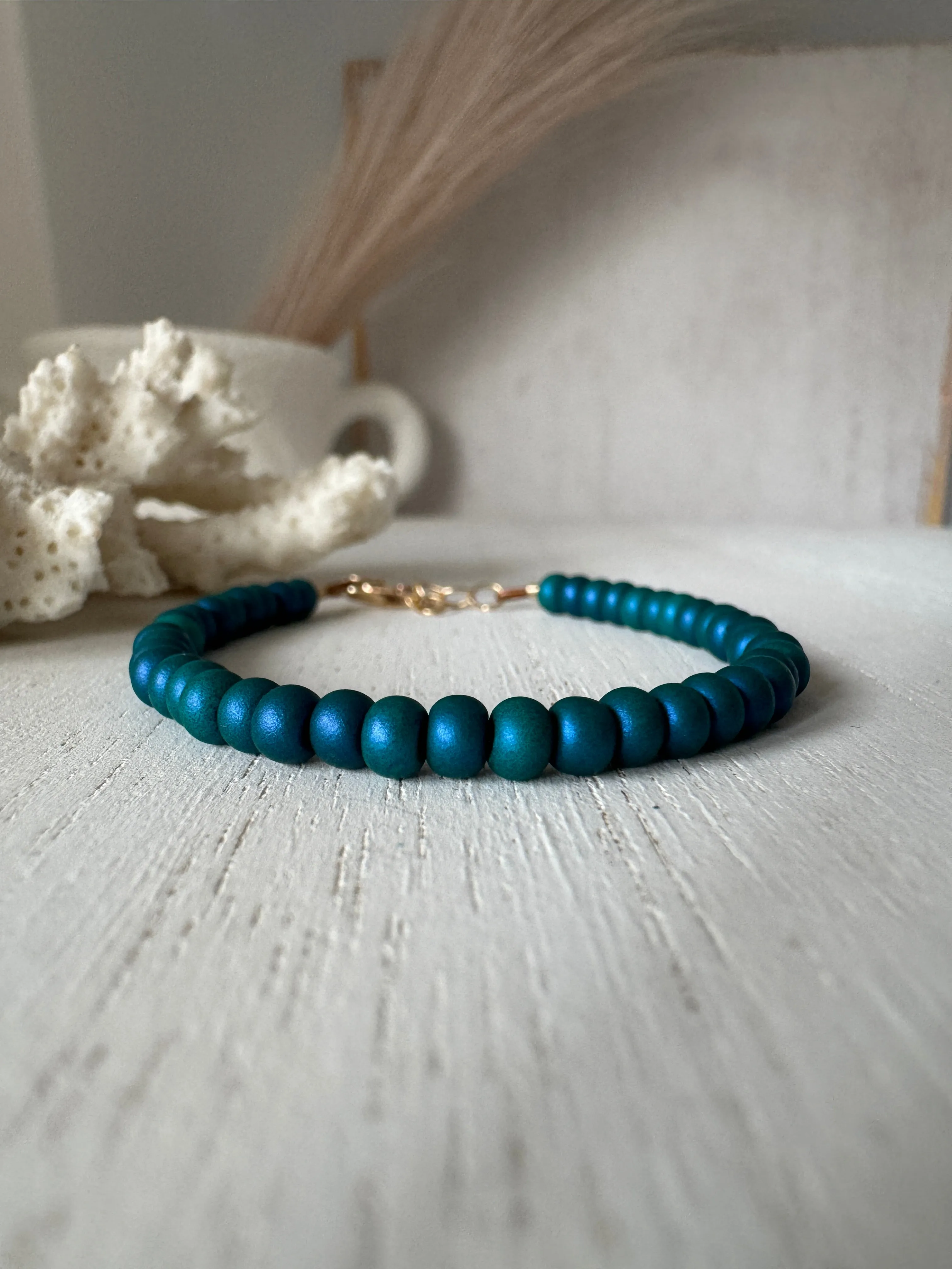 “Indi Blues” Seed Bead Bracelet Set - Set of 3 or Each