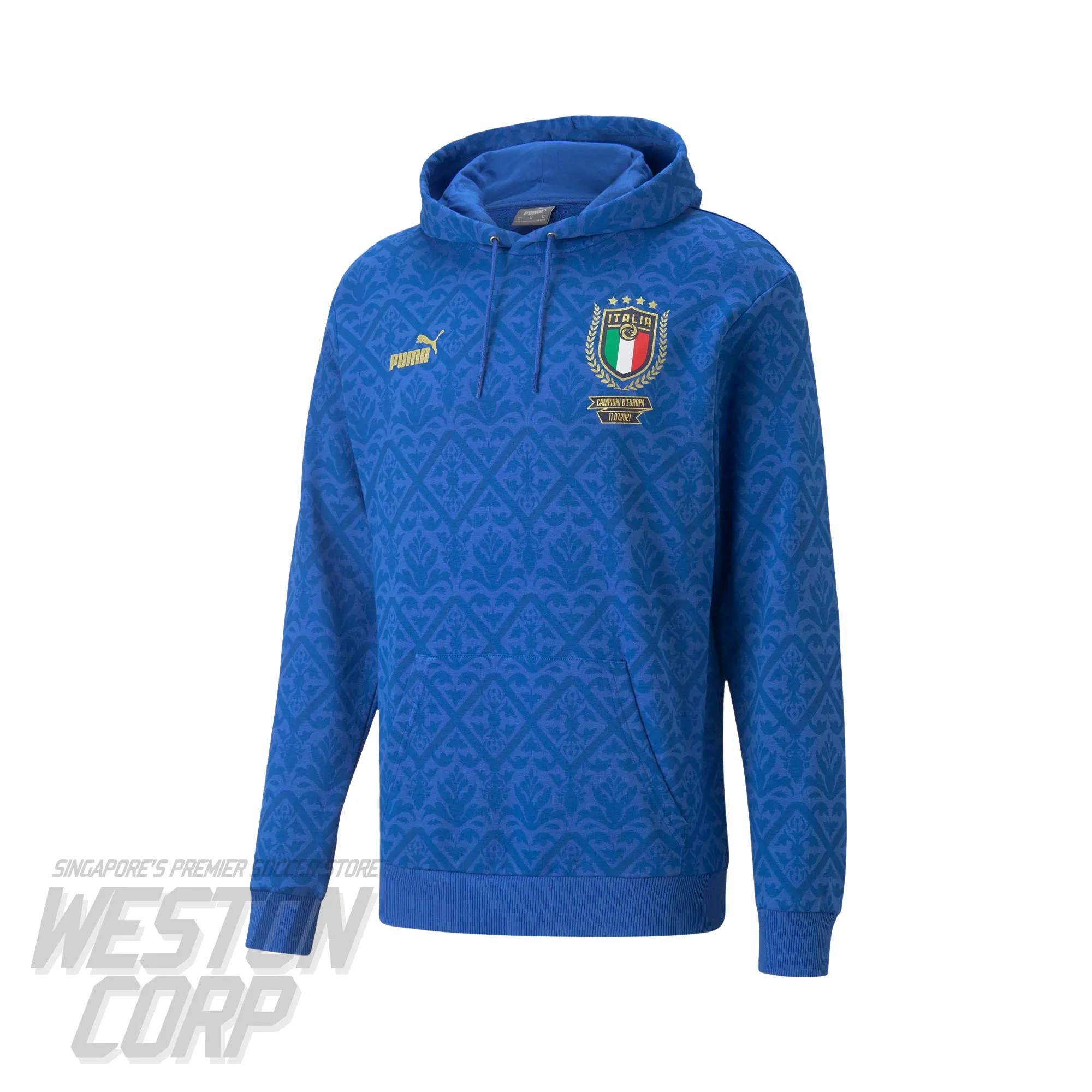 Italy Youth 2022 Graphic Winner Hoody (Team Power Blue/Lapis Blue)