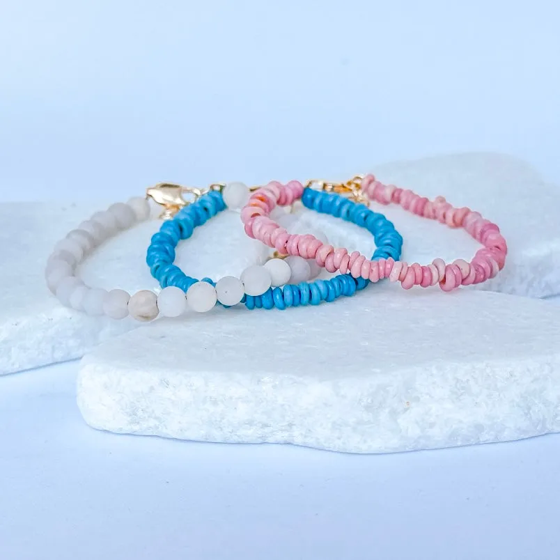 It's a Beachy Christmas Bracelet Set - Set of 3 or Each - Unisex Options