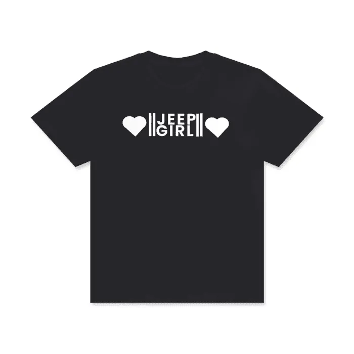 Jeeper Girl Heart Grill Short or Long Sleeve Made to Order