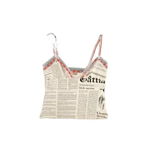 John Galliano Lace Dainty Tank
