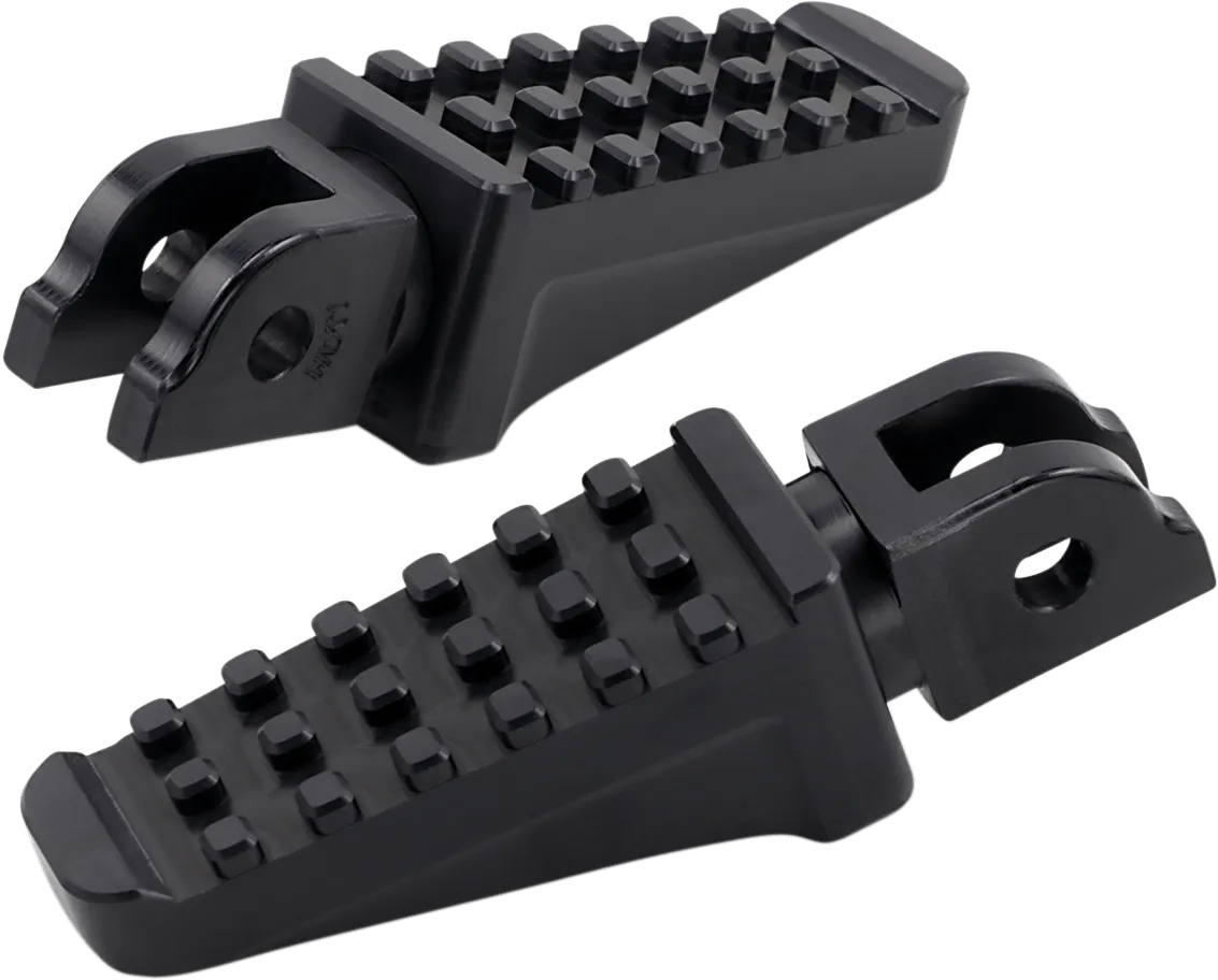 Joker Machine 09-860-6B Road Racing Driver Footpegs - Black Anodized