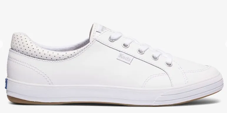 Keds Women's Center II Leather WH64720- White