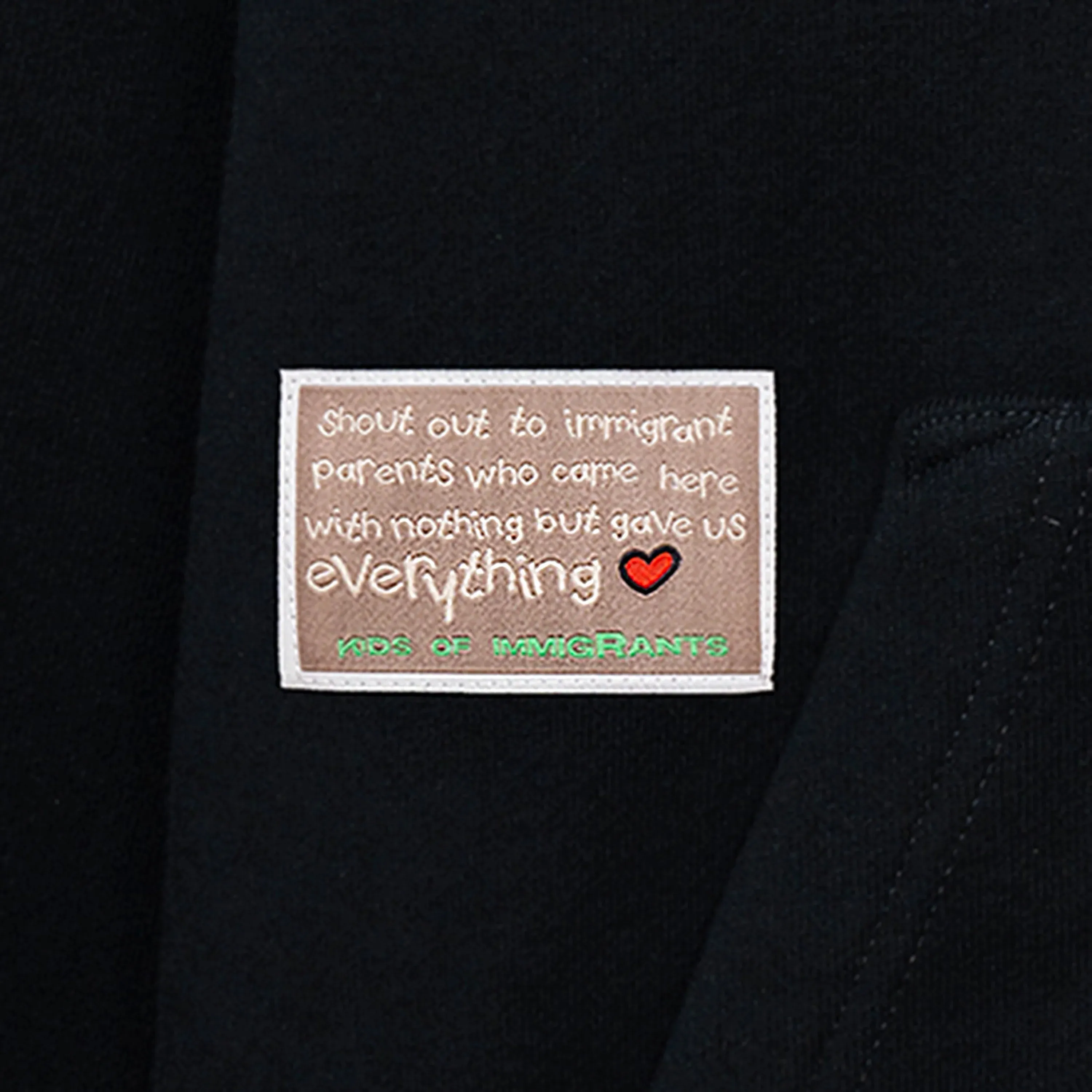 Kids Of Immigrants This Is For Our Family Hoodie 'Black'