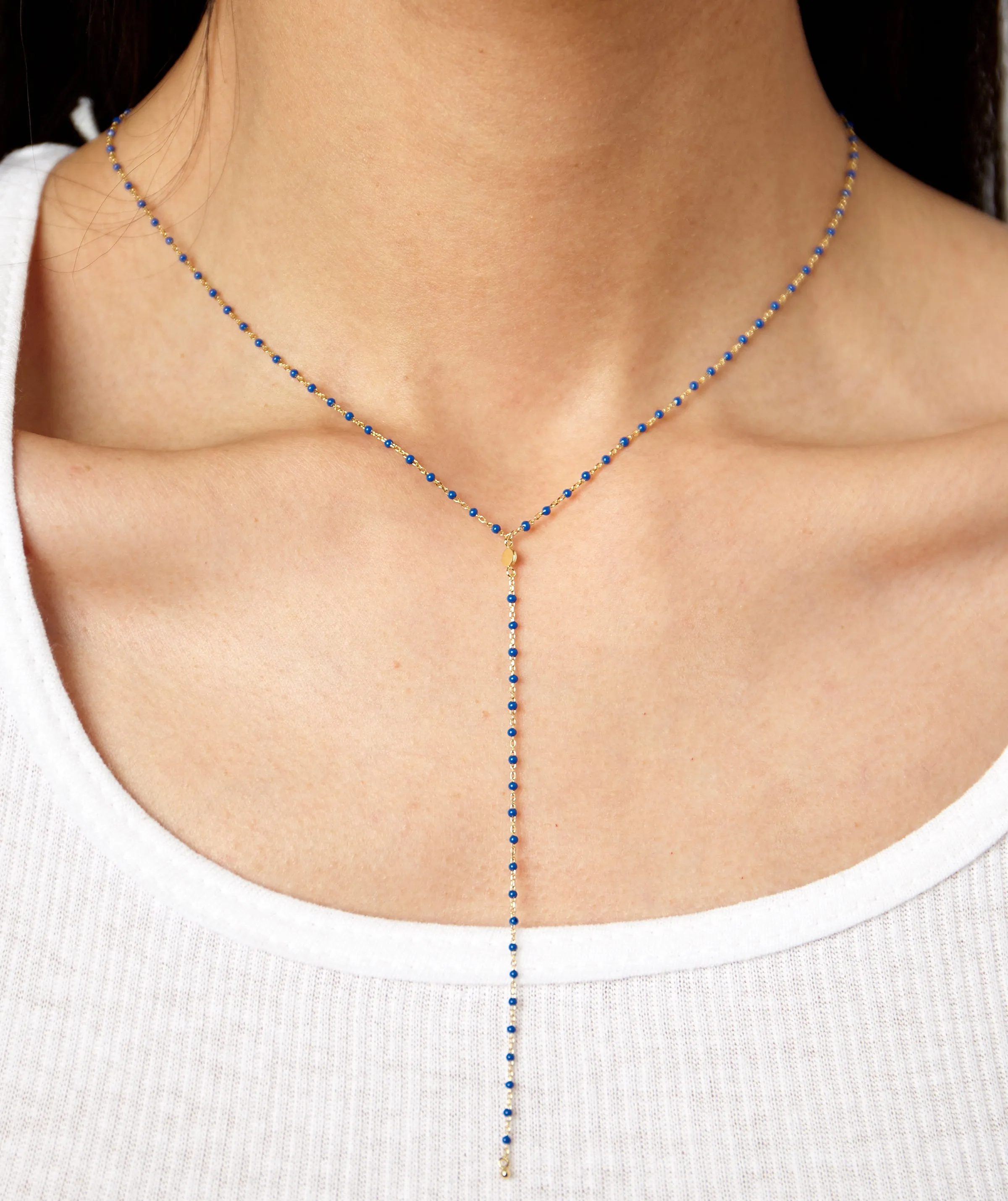 Kochi Beaded Drop Necklace